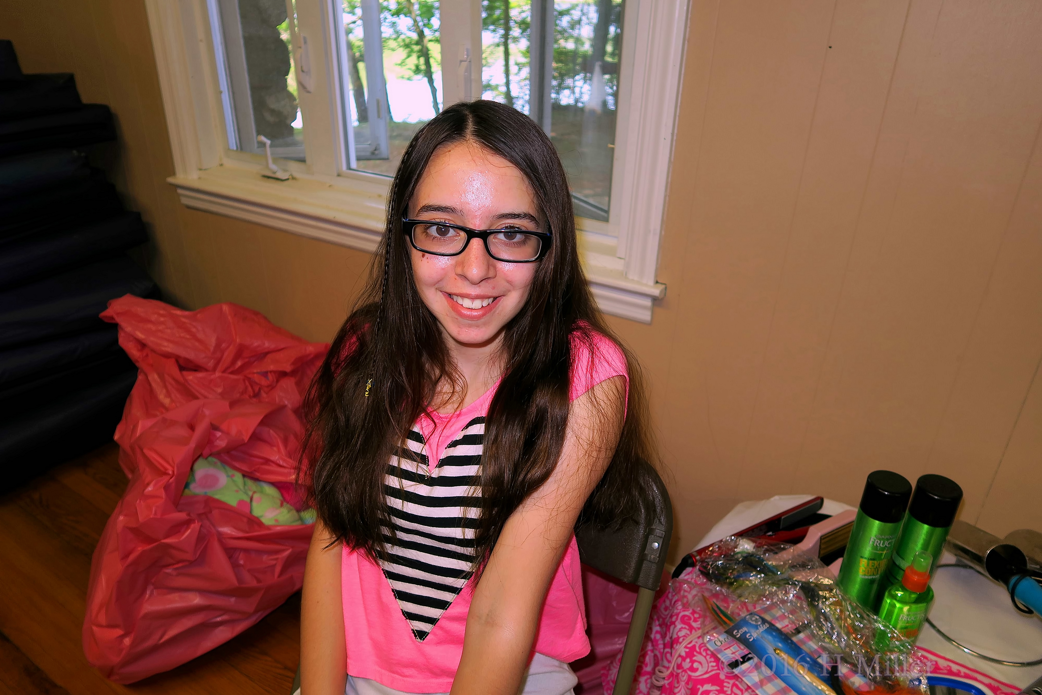 She Loves Her Cute Microbraids! She Loves Her Cute Microbraids!