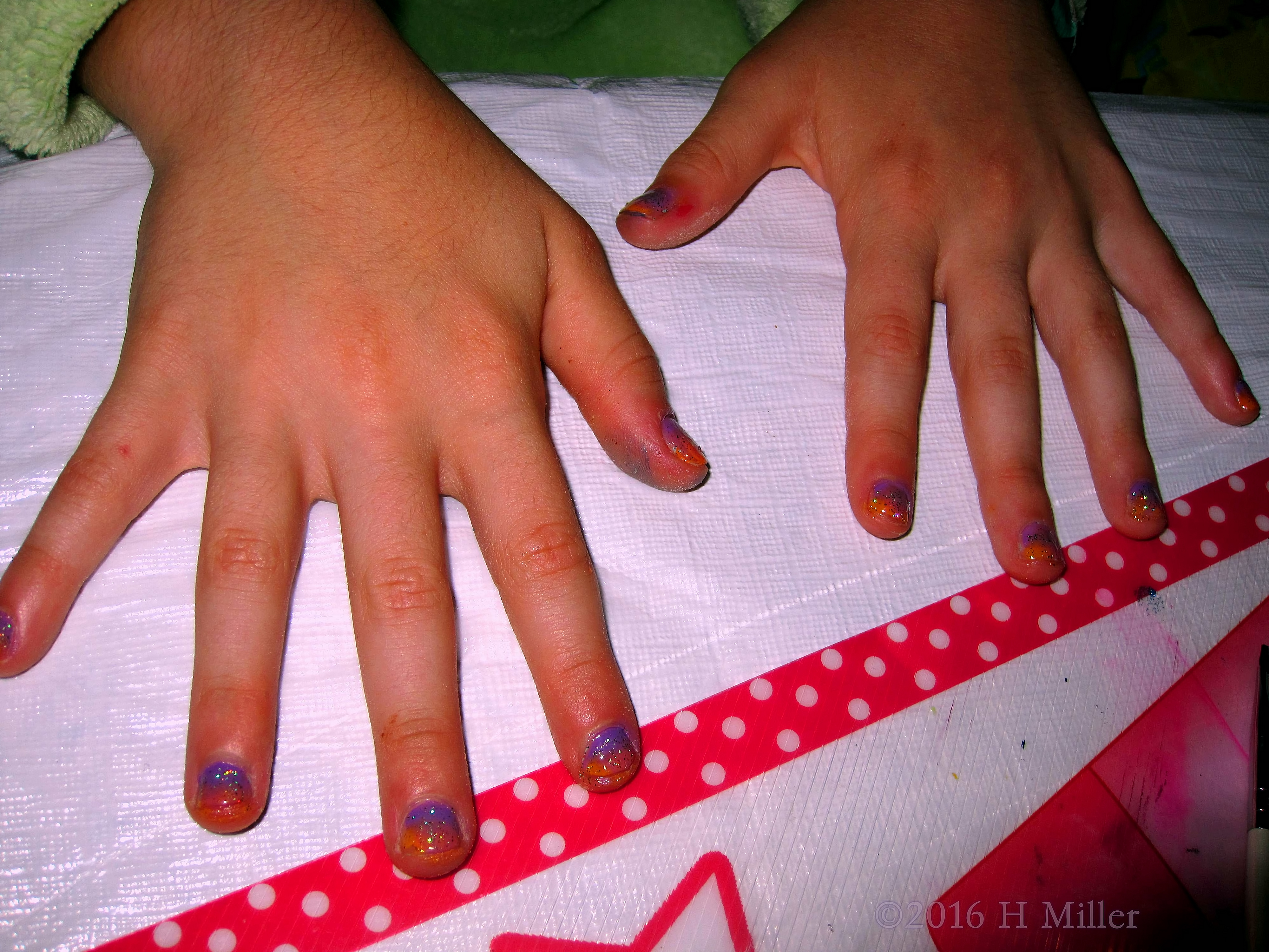 Cool Purple And Orange Home Girls Spa Mani Cool Purple And Orange Home Girls Spa Mani