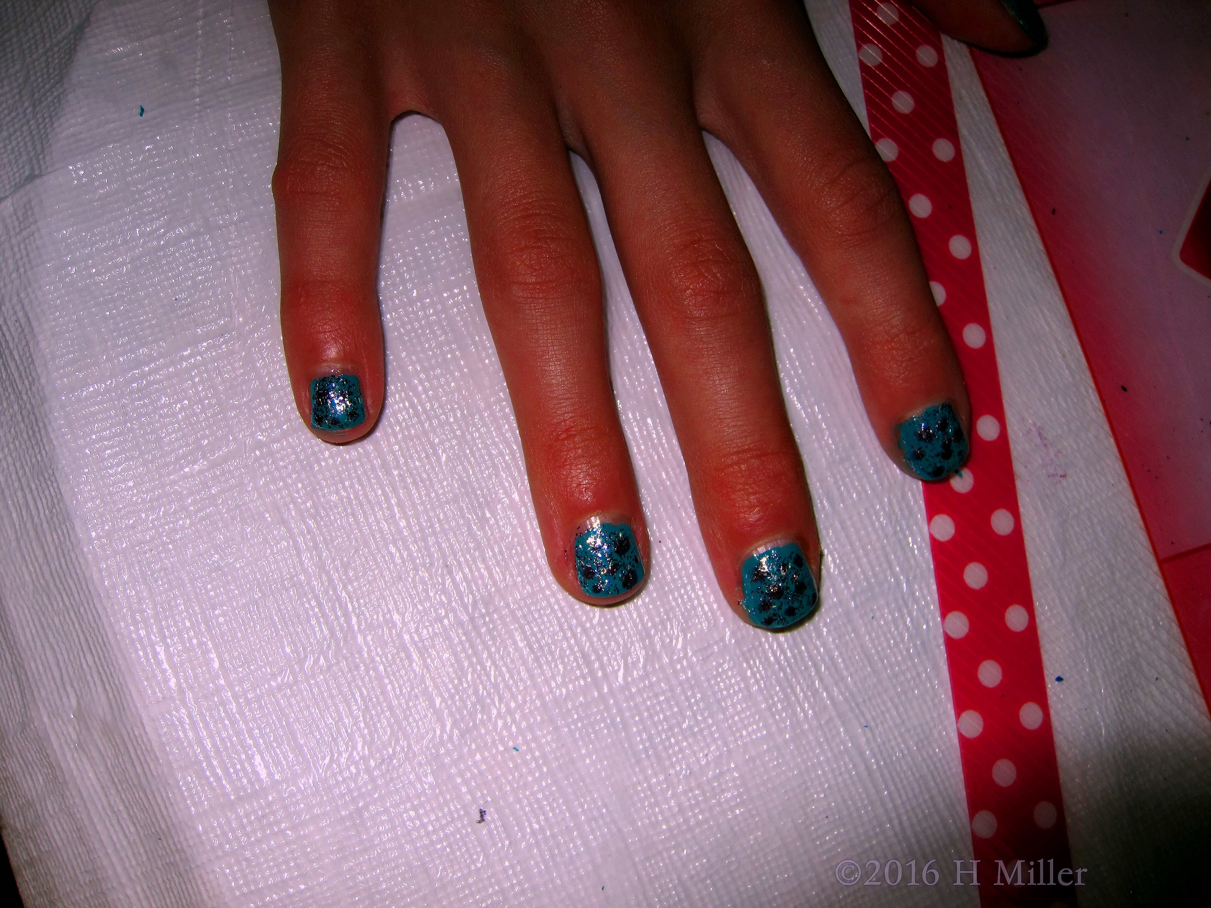 Cute Blue Dotticure Cute Blue Dotticure