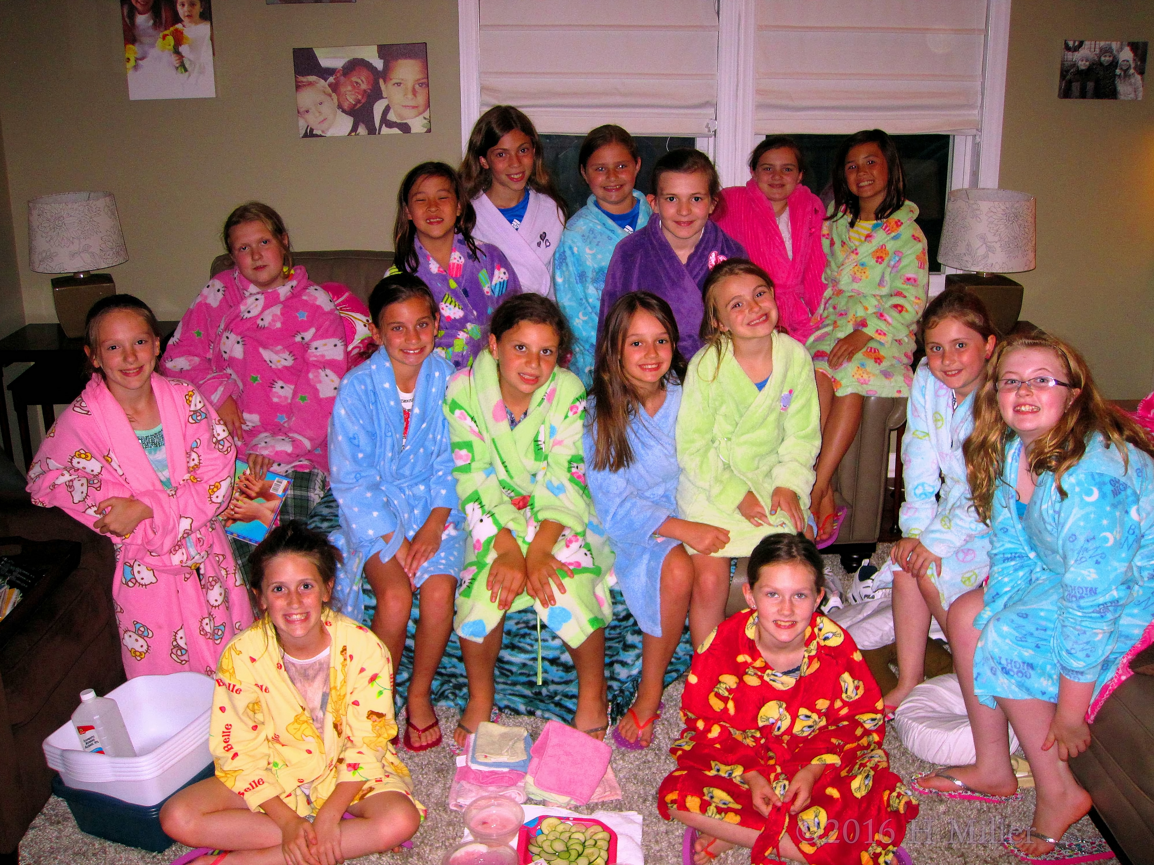 Group Photo In Spa Robes Group Photo In Spa Robes