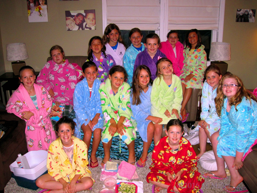 Group Photo In Spa Robes Group Photo In Spa Robes