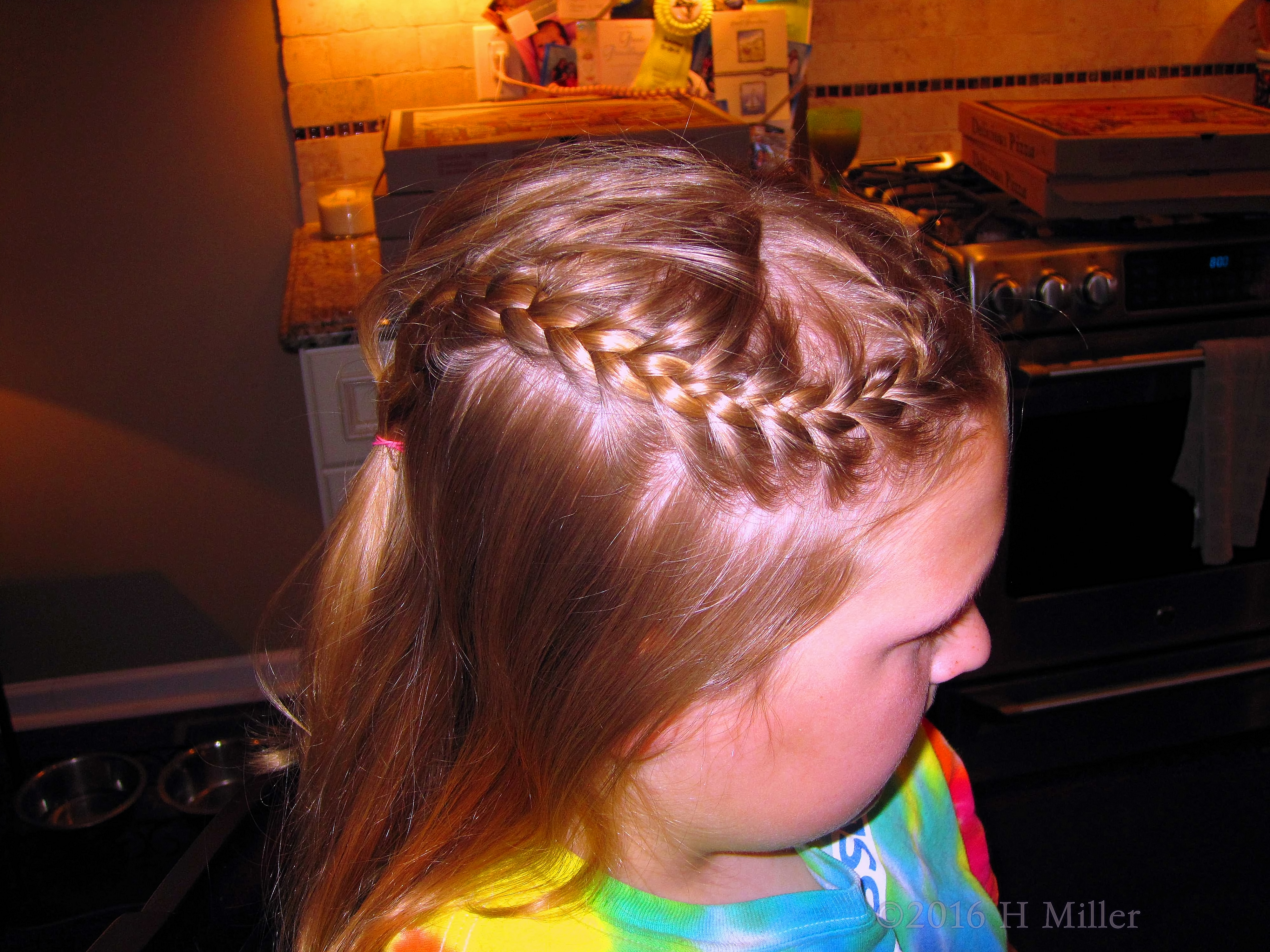Cool Home Kids Spa Heart Shaped Braid Hairstyle Cool Home Kids Spa Heart Shaped Braid Hairstyle