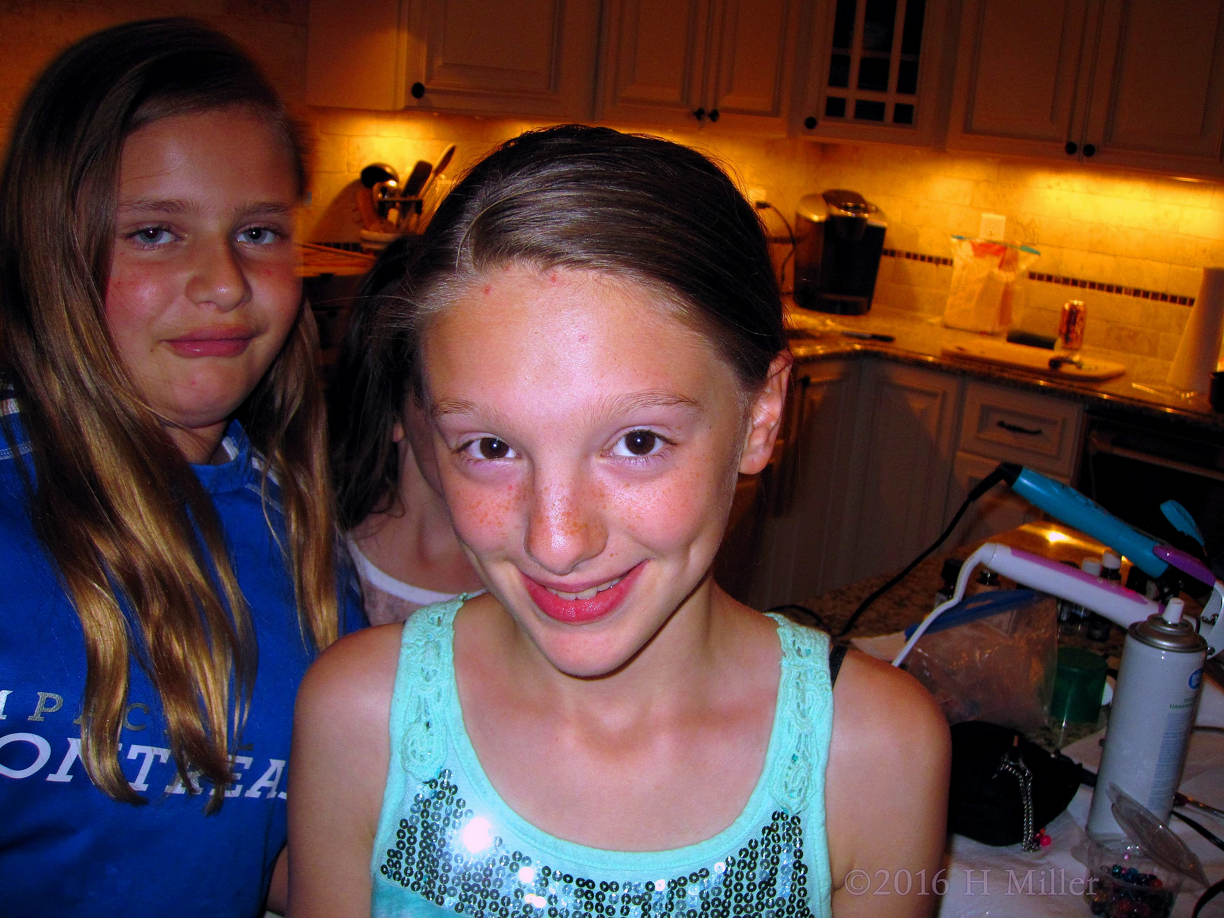 Smiling With Friends During The Kids Party Smiling With Friends During The Kids Party