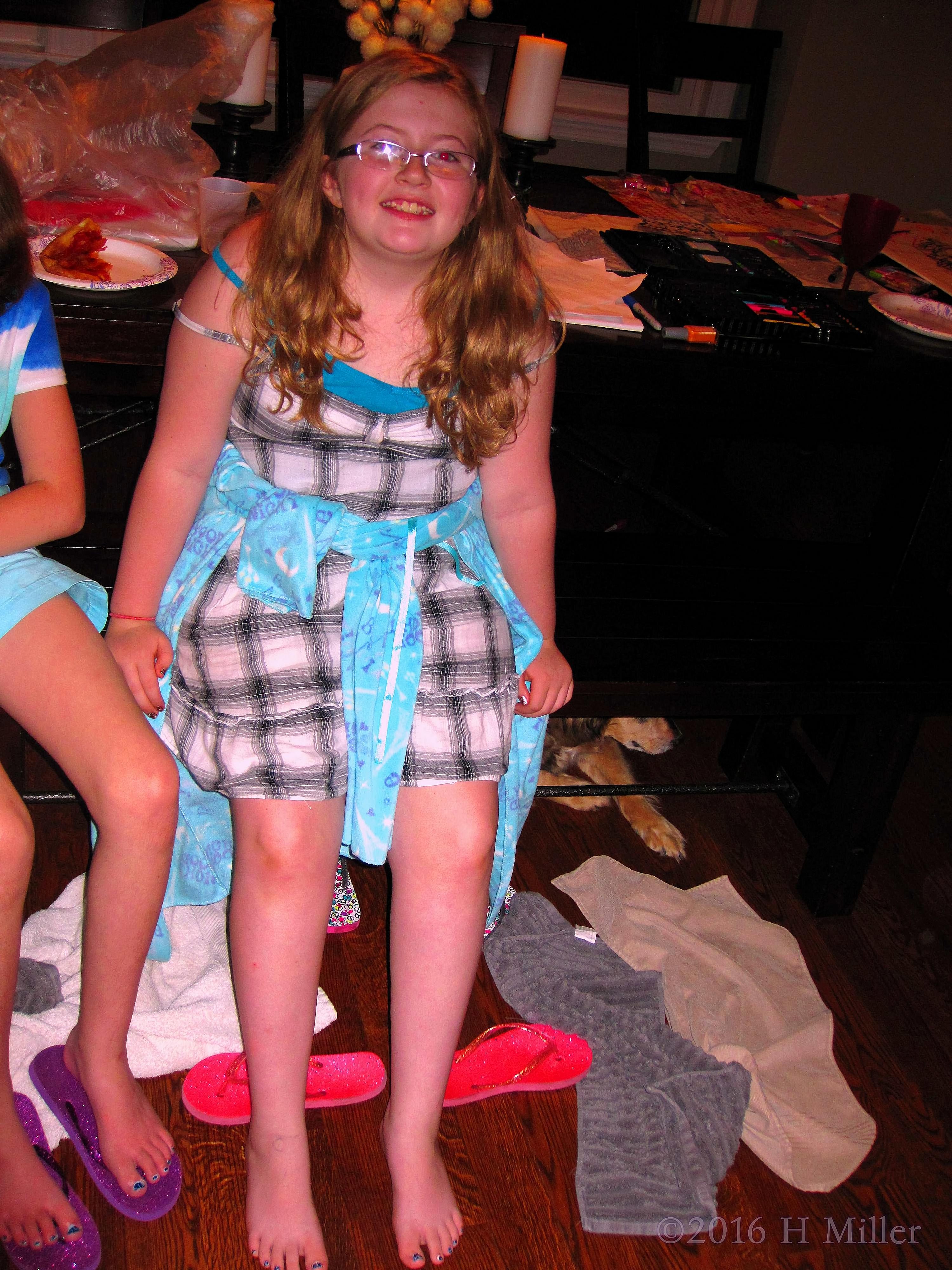 Super Happy With Her Kids Pedicure Super Happy With Her Kids Pedicure