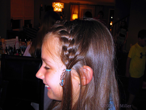 Smiling About Her Cute Braid Band Smiling About Her Cute Braid Band
