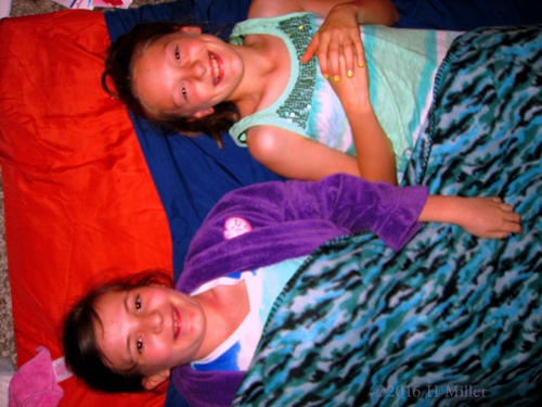 Smiling With Friends In The Facials And Massage Area Smiling With Friends In The Facials And Massage Area