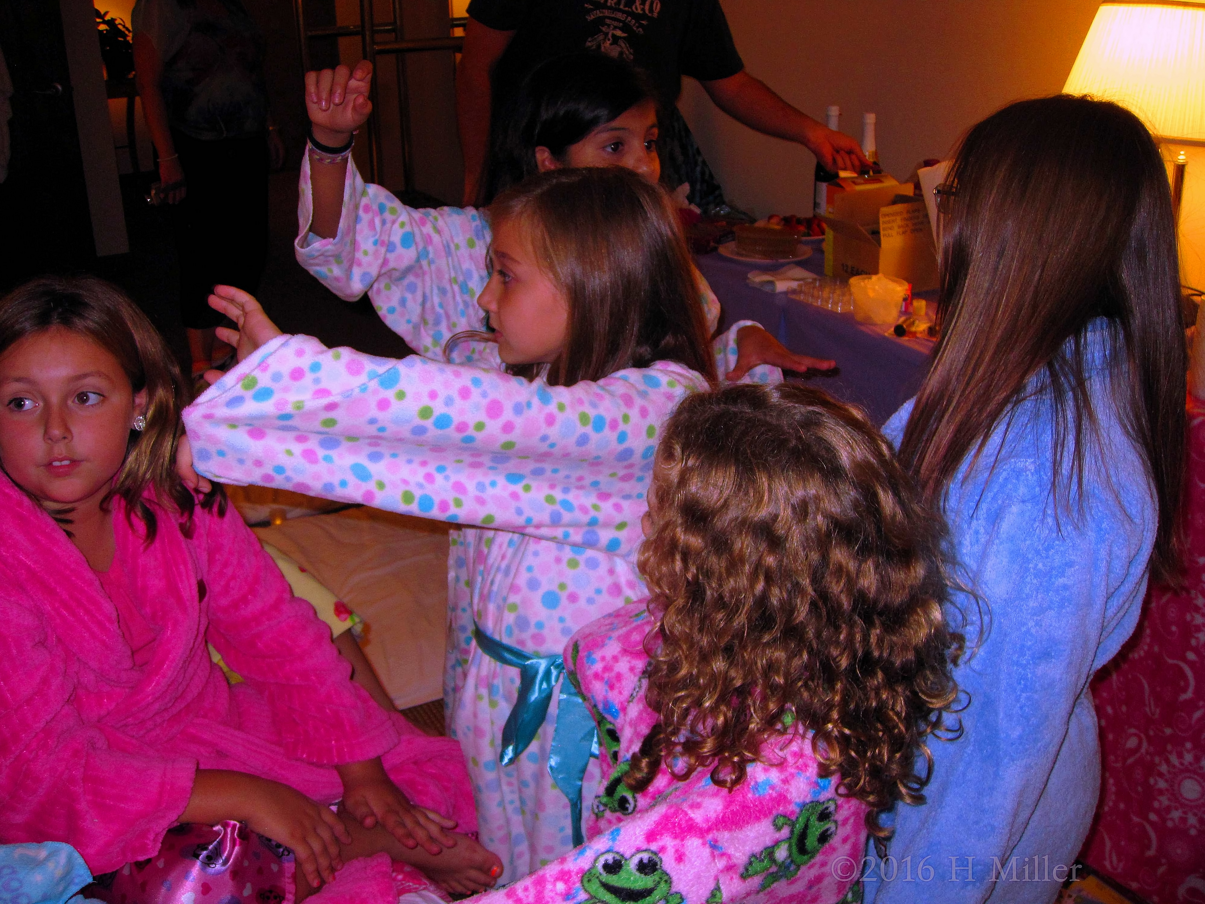 Hanging Out In Spa Robes Before The Party Hanging Out In Spa Robes Before The Party