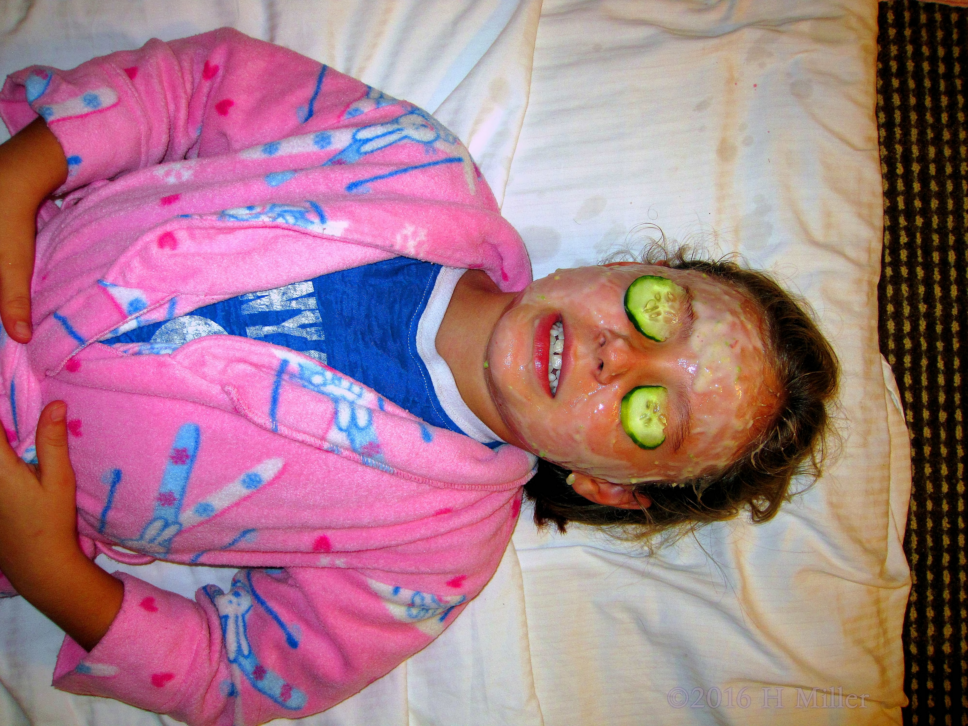 Relaxing In A Vanilla Yogurt Kids Facial Relaxing In A Vanilla Yogurt Kids Facial