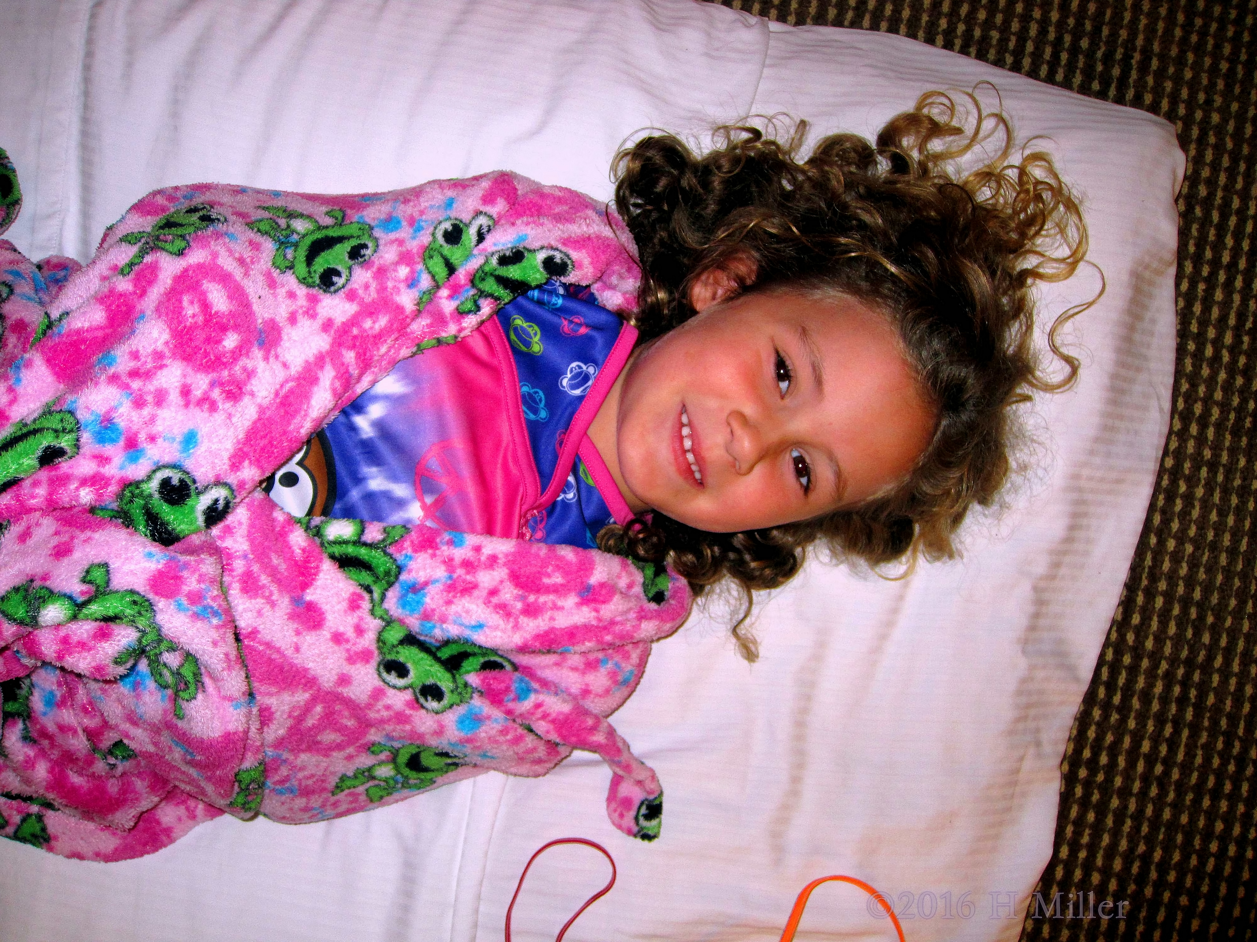 She's Happy With The Spa Party And Ready For Facials She's Happy With The Spa Party And Ready For Facials