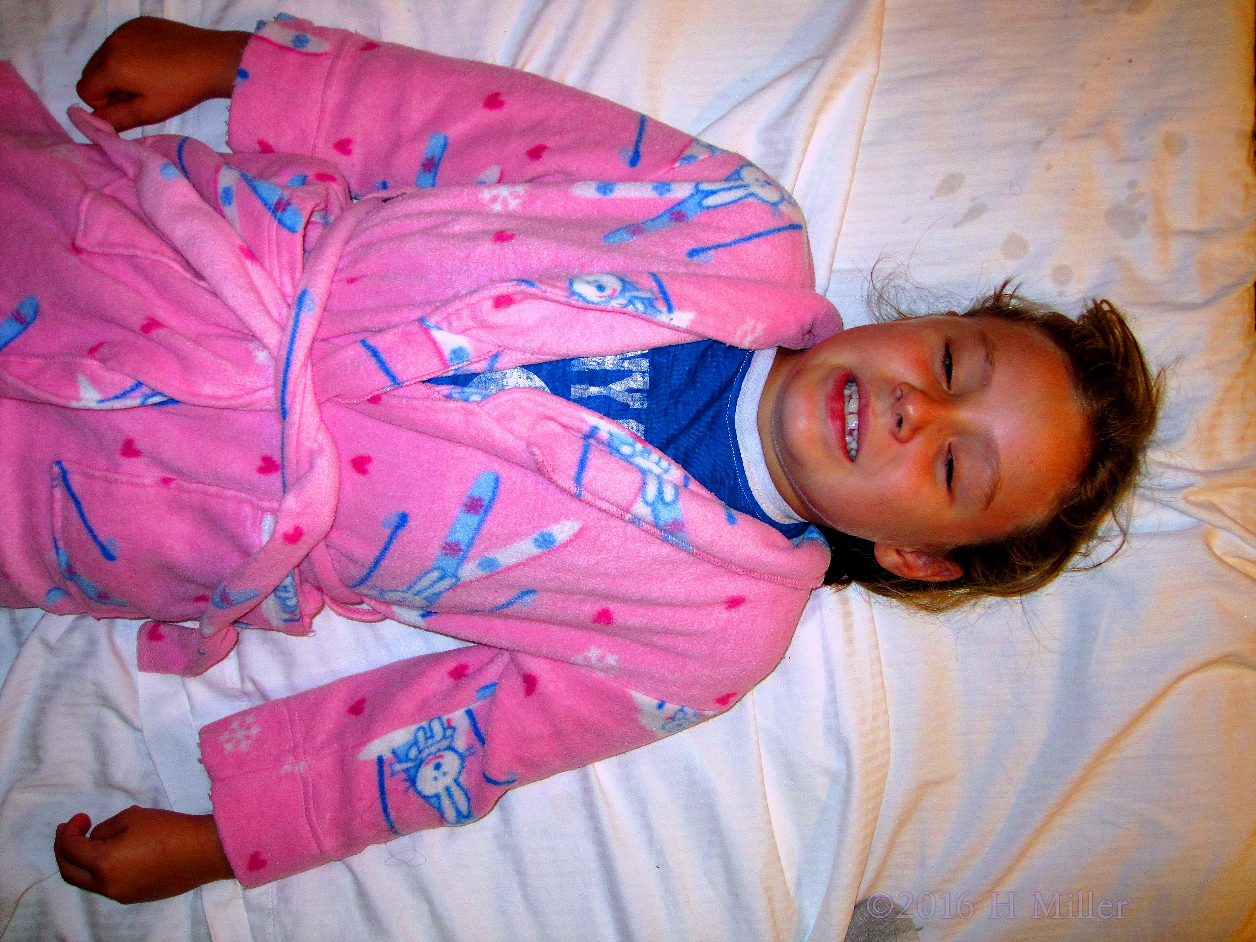 She's Ready For Her Kids Facial! She's Ready For Her Kids Facial!