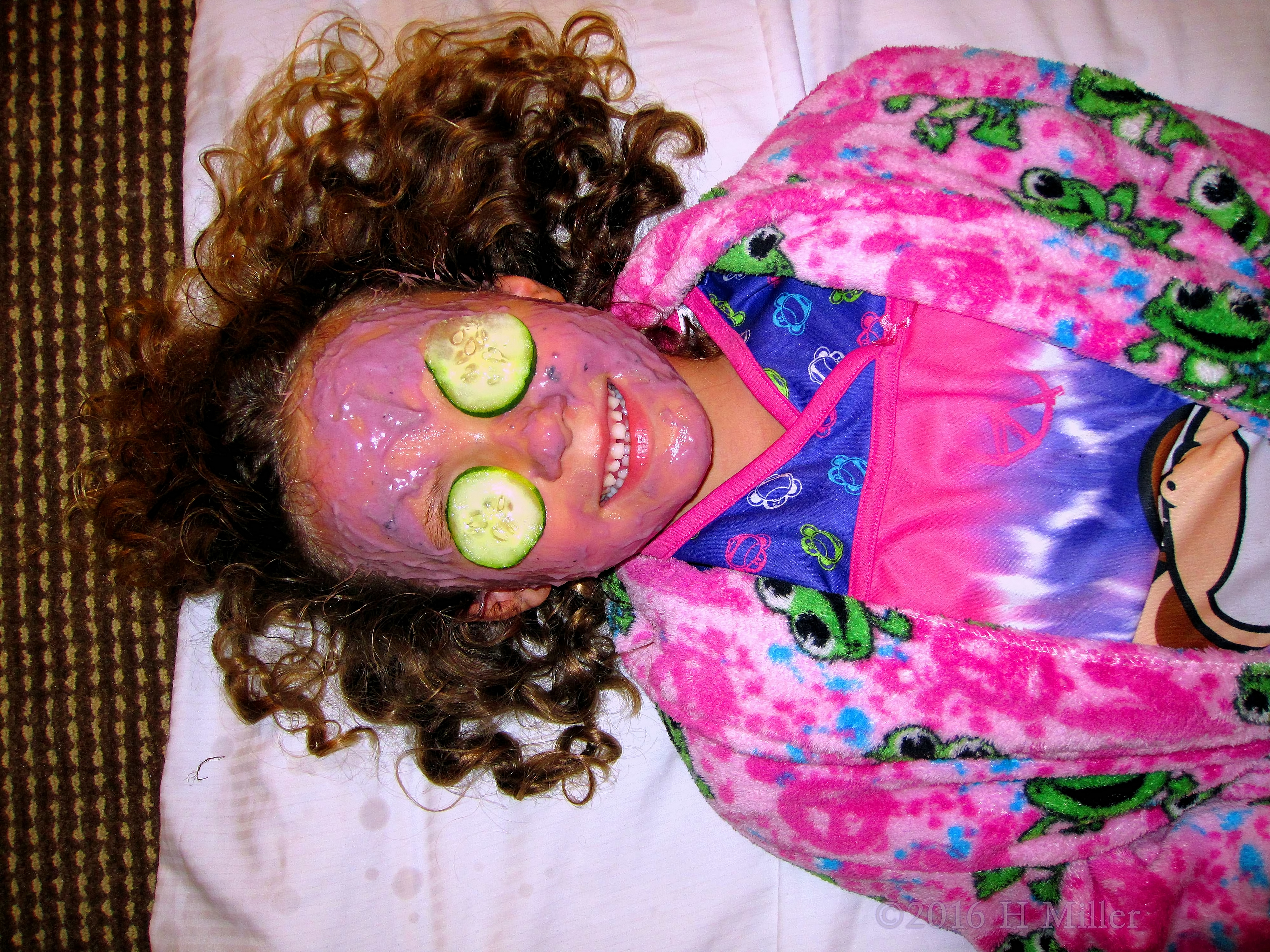 Smiling Through A Yummy Blueberry Face Mask Smiling Through A Yummy Blueberry Face Mask