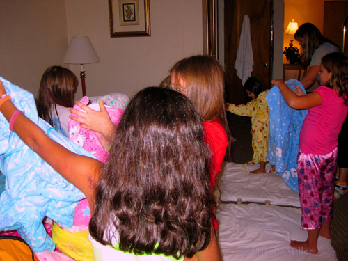 Getting Their Spa Robe Getting Their Spa Robe