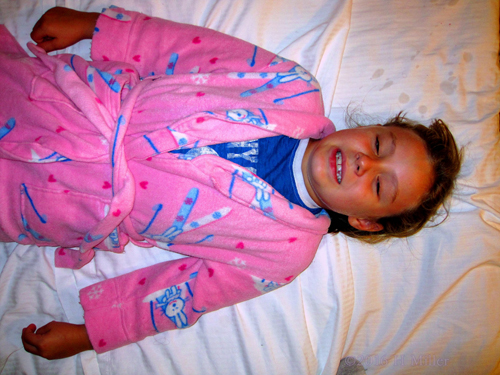 She's Ready For Her Kids Facial! She's Ready For Her Kids Facial!