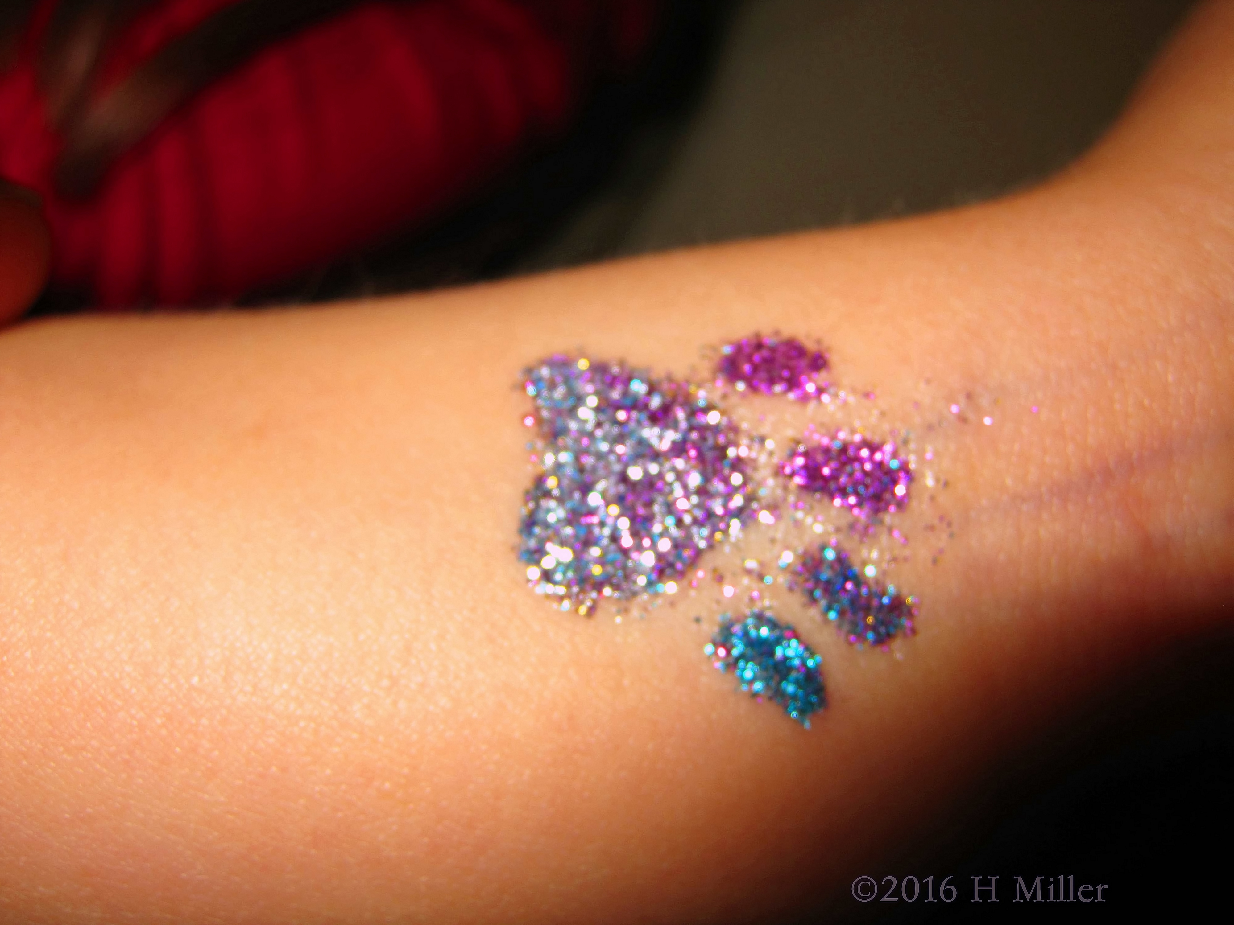 Awesome Blue, Purple, And Pink Pawprint Tattoo Awesome Blue, Purple, And Pink Pawprint Tattoo