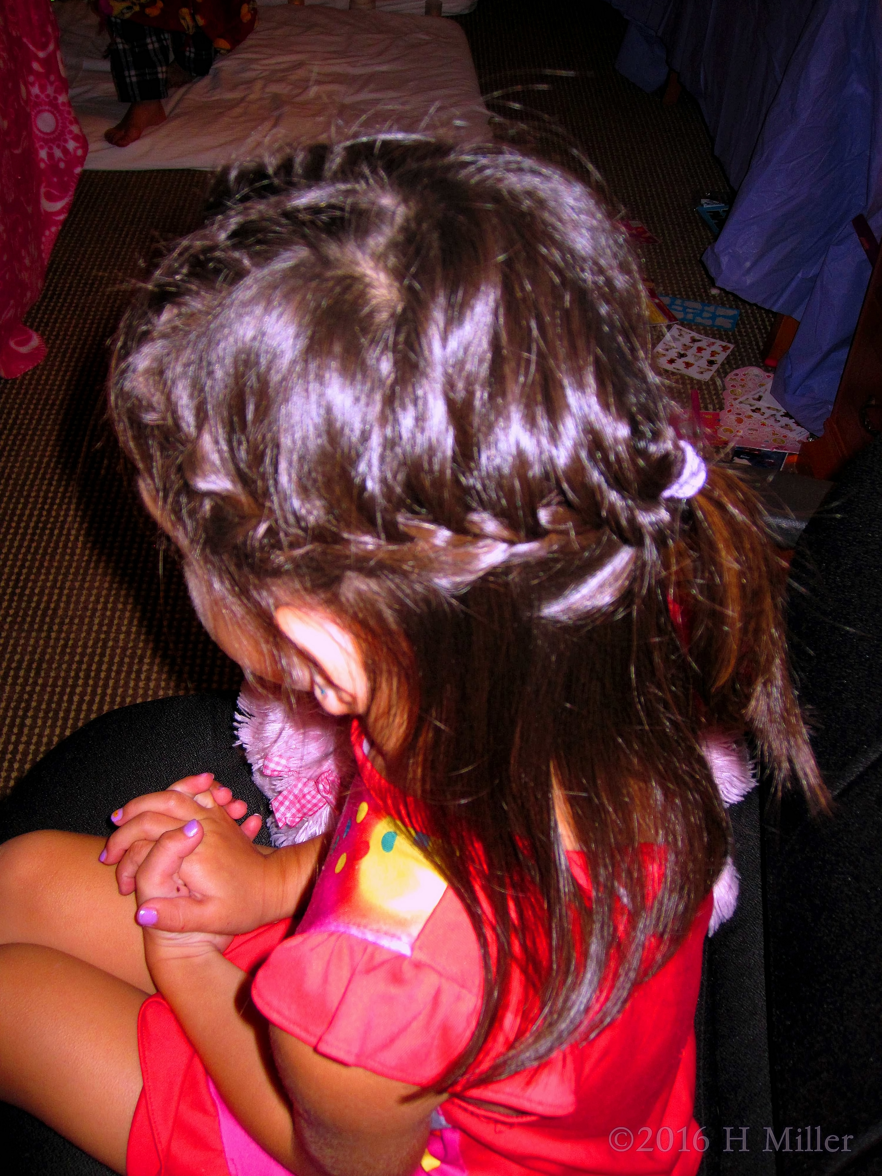 Cute Braided Heart Hairstyle Cute Braided Heart Hairstyle