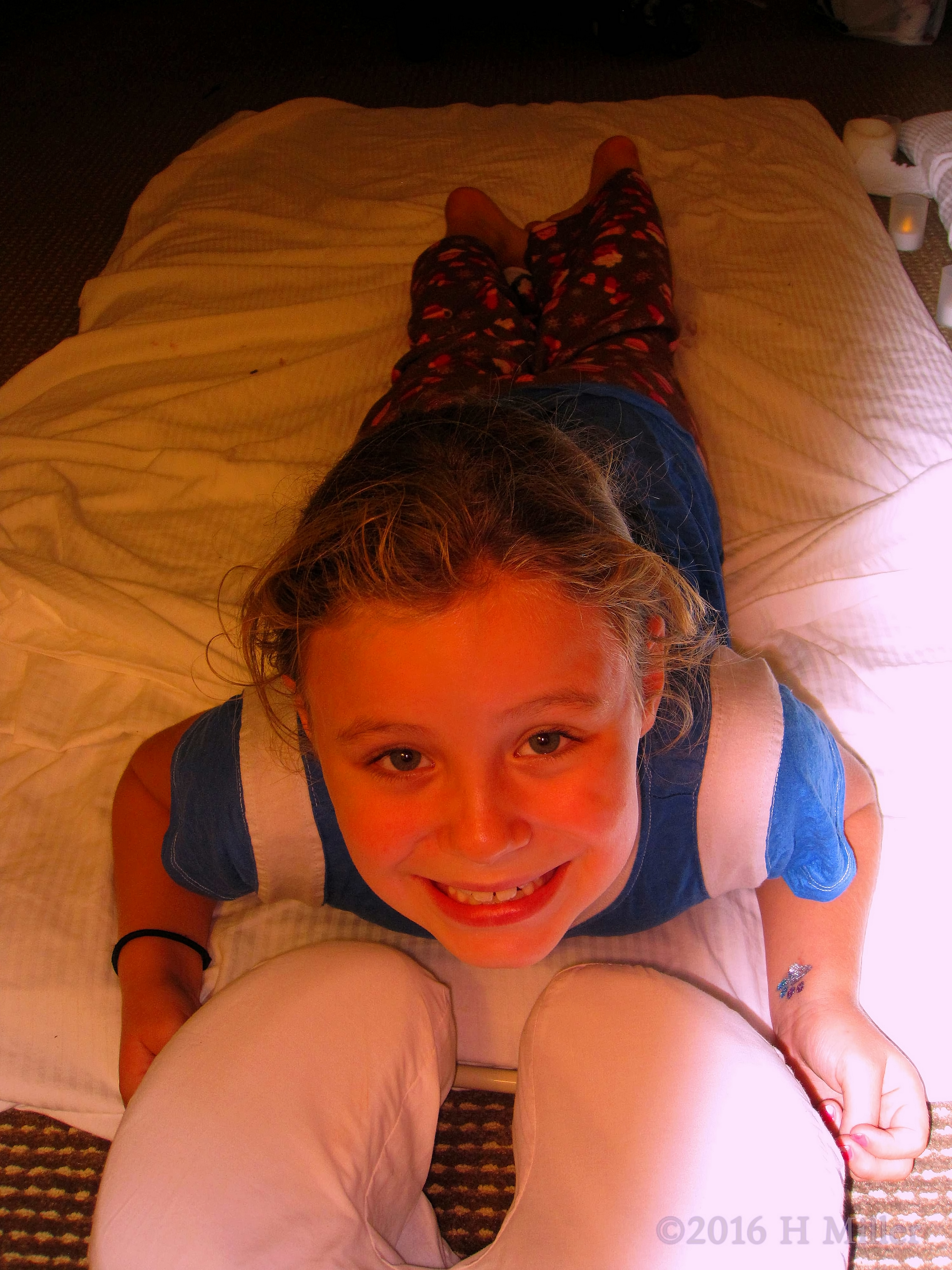 She's Excited For Her Home Kids Spa Massage She's Excited For Her Home Kids Spa Massage