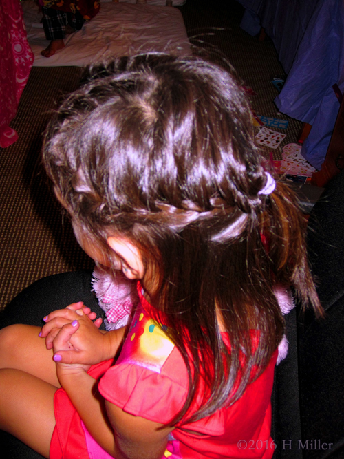 Cute Braided Heart Hairstyle Cute Braided Heart Hairstyle
