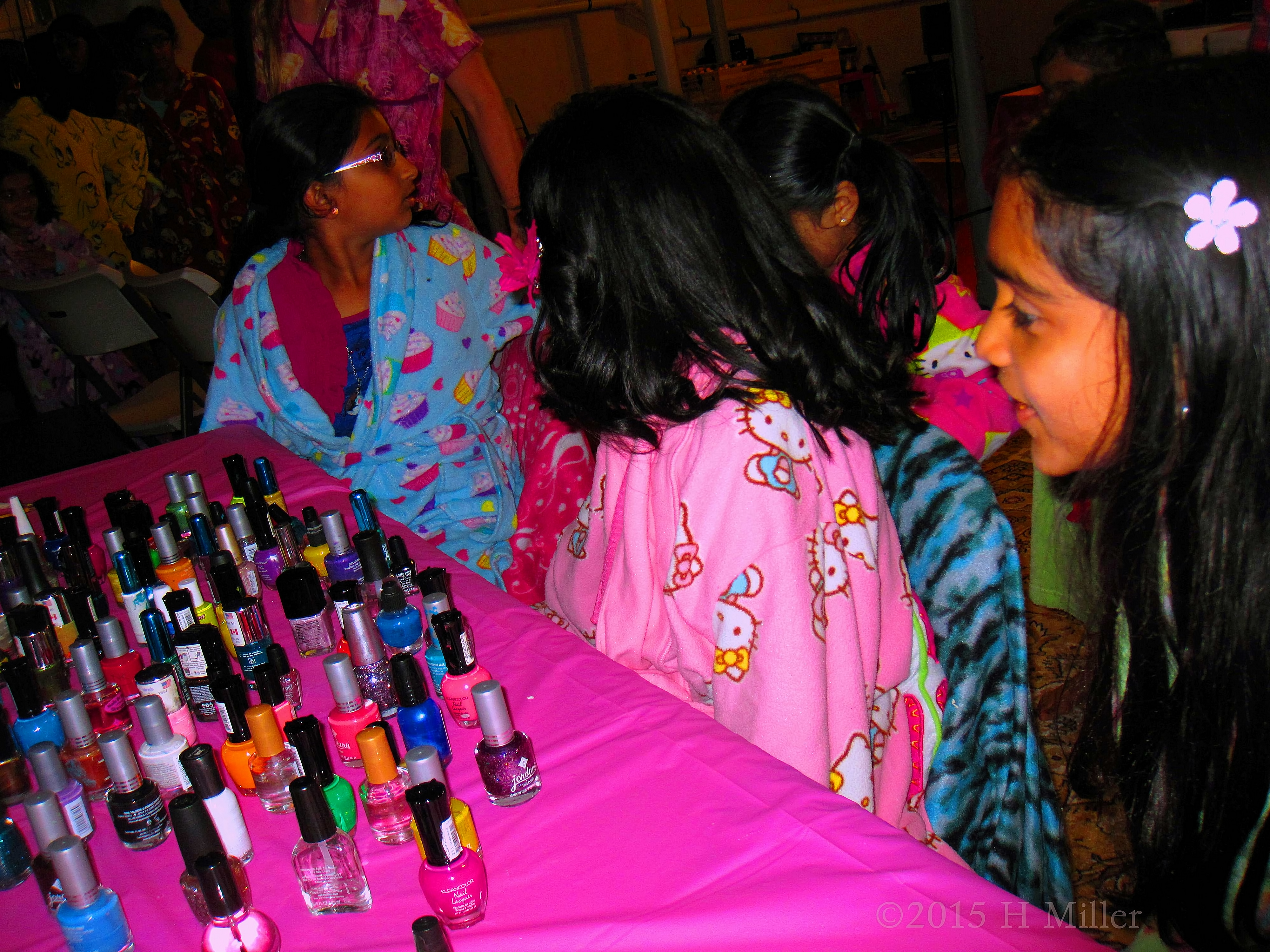 Checking Out Our Array Of Polish Shades And Tones At Harini's Spa Party! Checking Out Our Array Of Polish Shades And Tones At Harini's Spa Party!