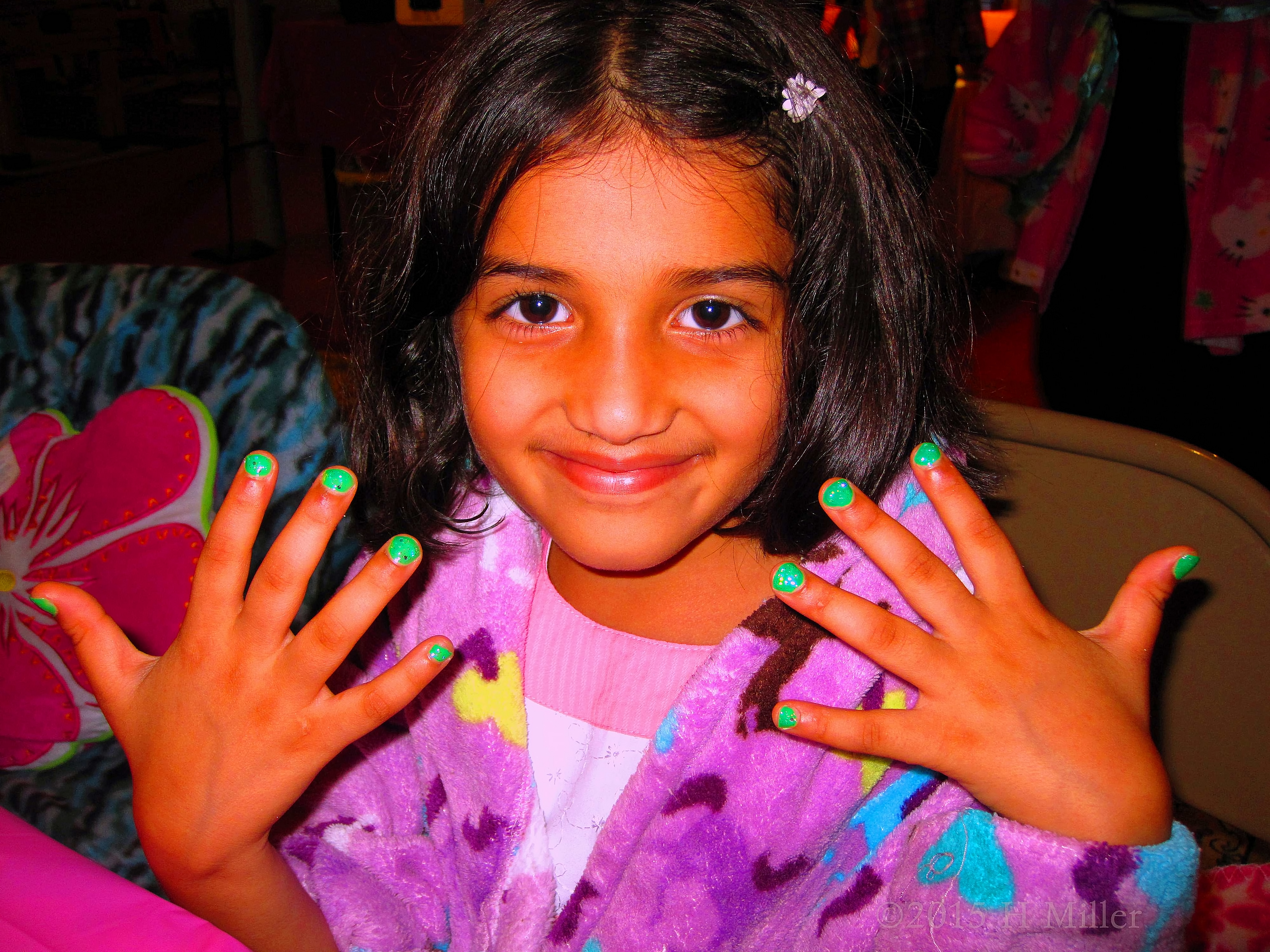 Girls Spa Party Nail Art! Girls Spa Party Nail Art!