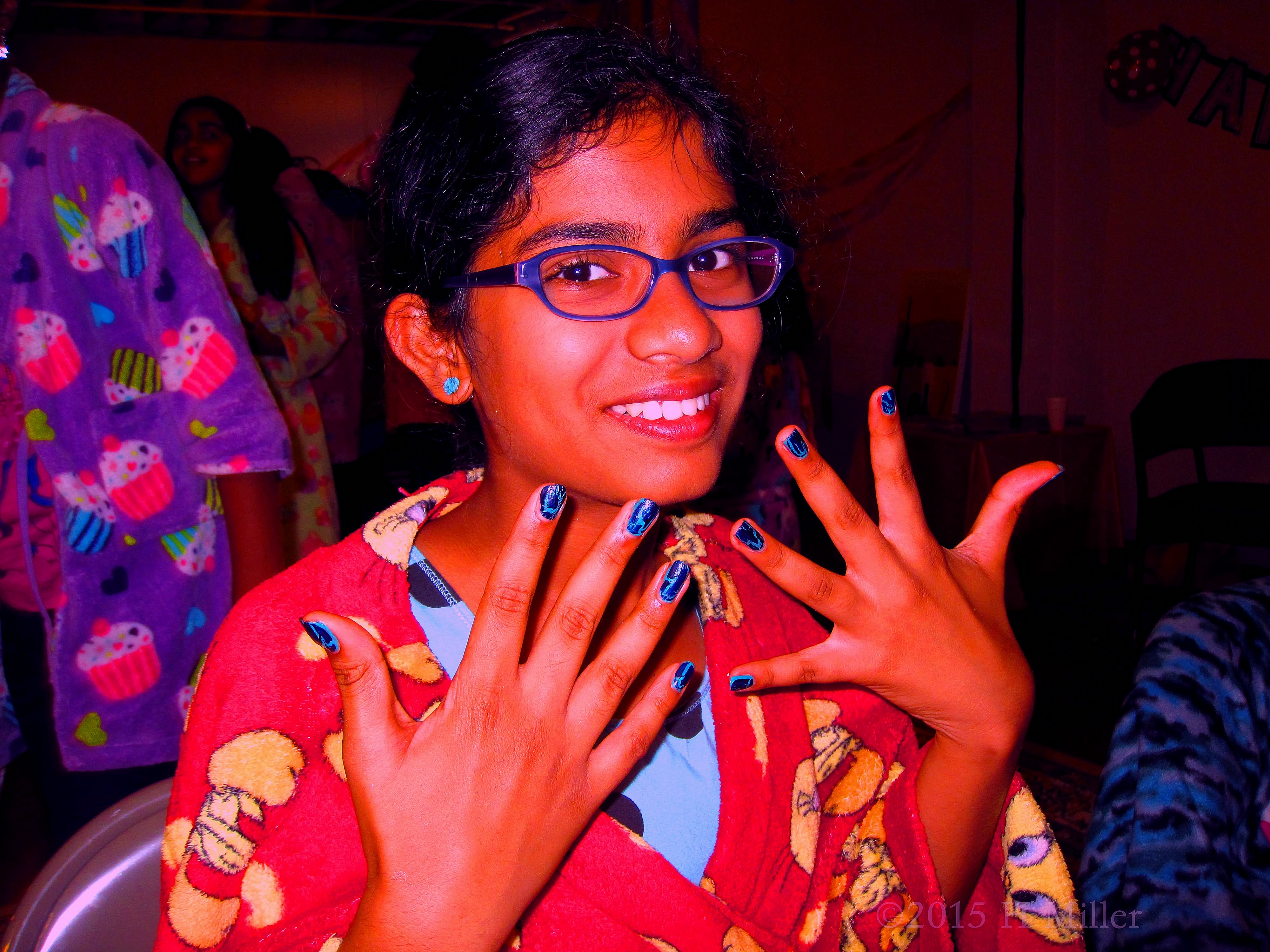 Manicure For Kids! Very Cool Color Combo! Manicure For Kids! Very Cool Color Combo!