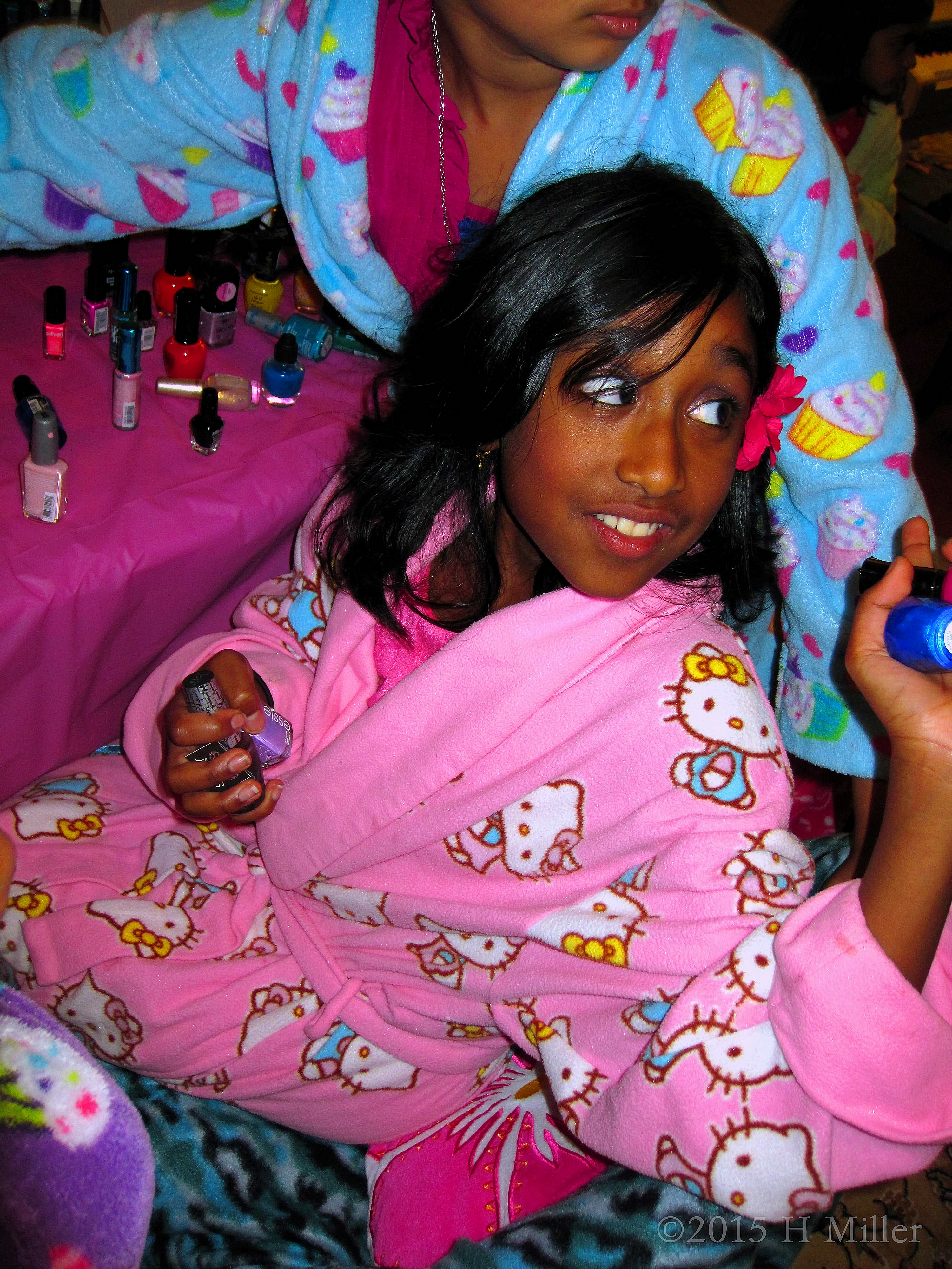 The Birthday Girl Chooses Her Colors For The Nail Spa The Birthday Girl Chooses Her Colors For The Nail Spa
