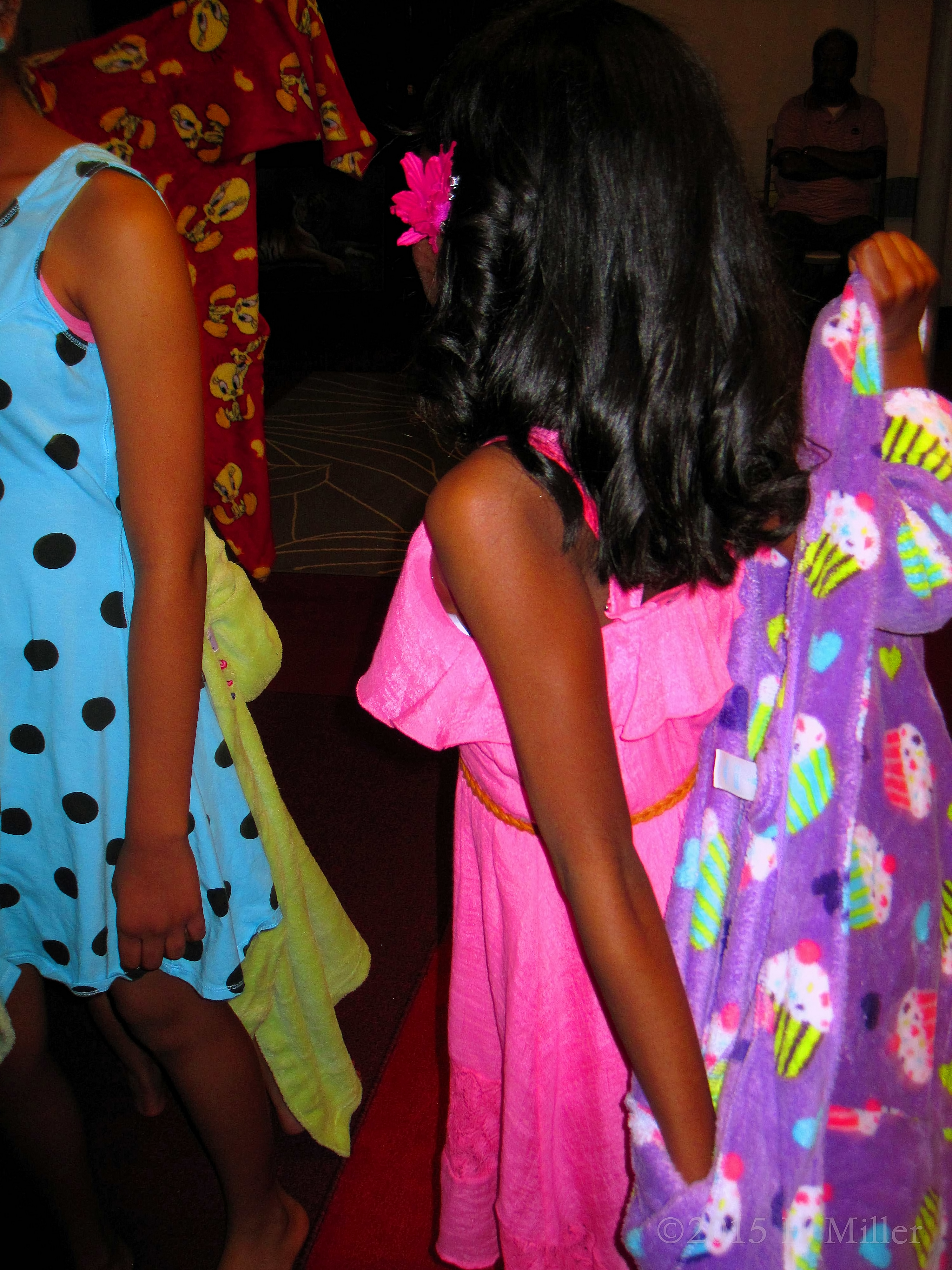 The Birthday Girl Finds A Purple Cupcake Spa Party Robe! The Birthday Girl Finds A Purple Cupcake Spa Party Robe!