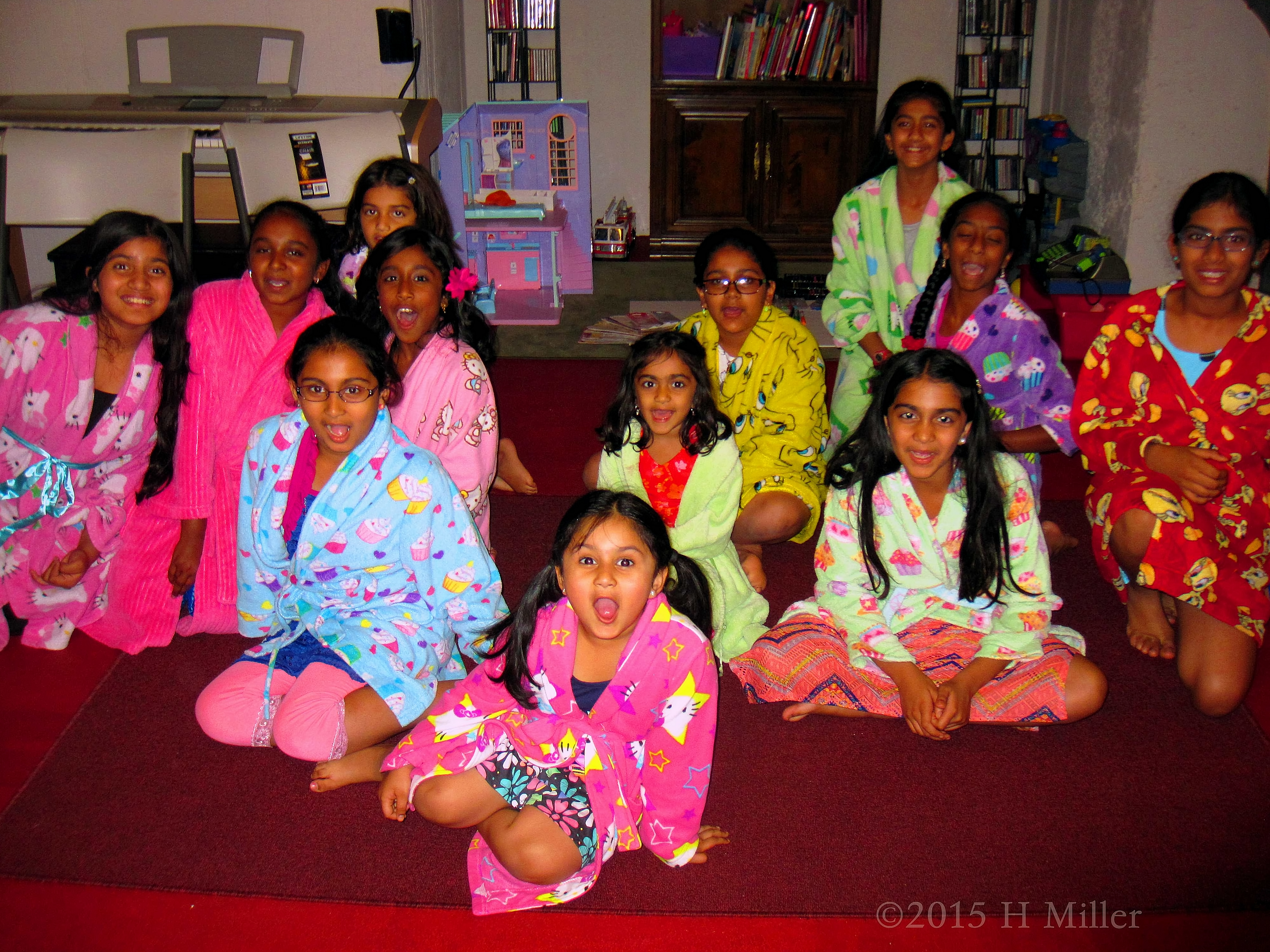 The Girls Saying 'Spa Party'! The Girls Saying 'Spa Party'!