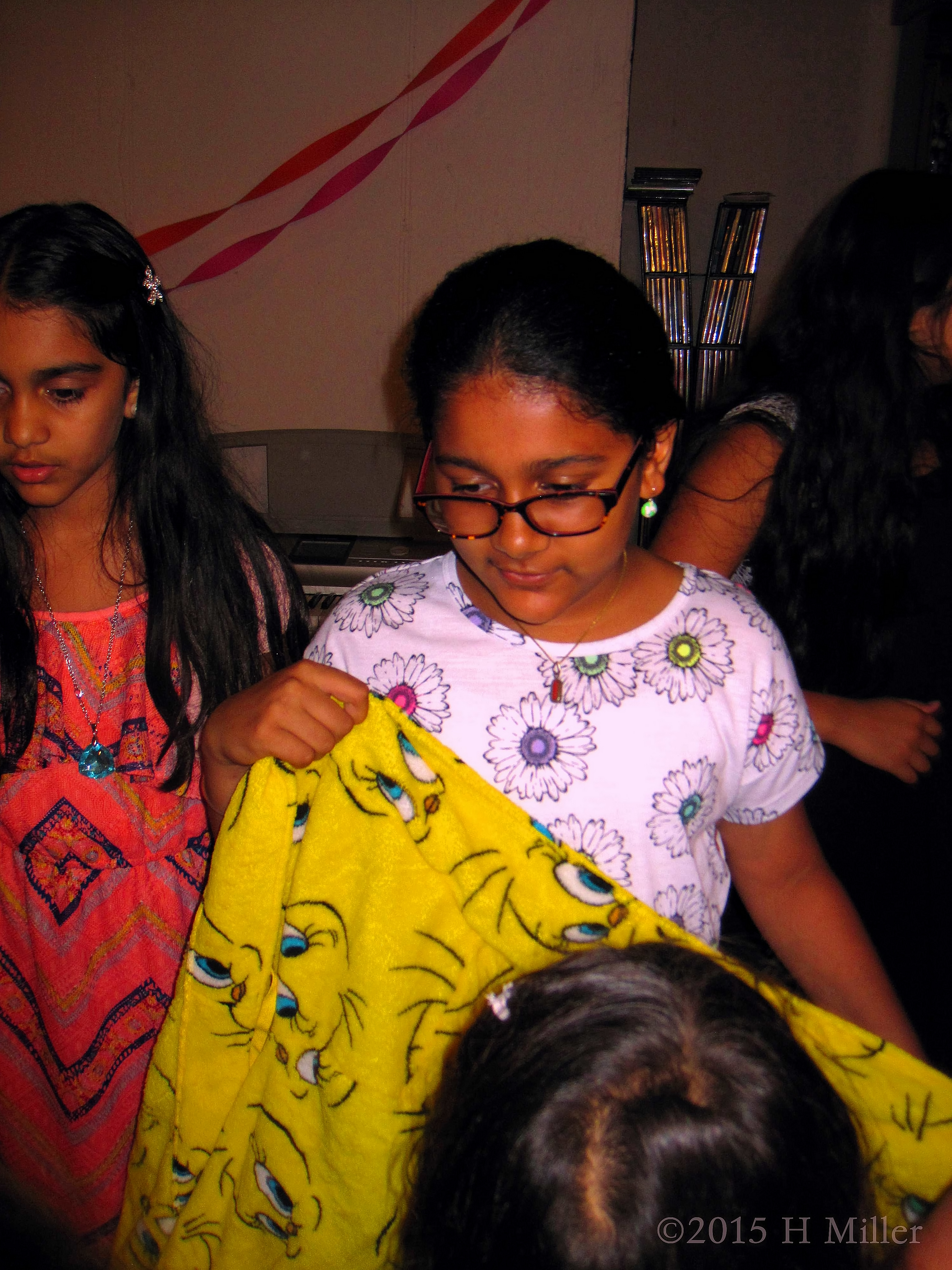 The Kids Choosing Spa Party Robes. The Kids Choosing Spa Party Robes.