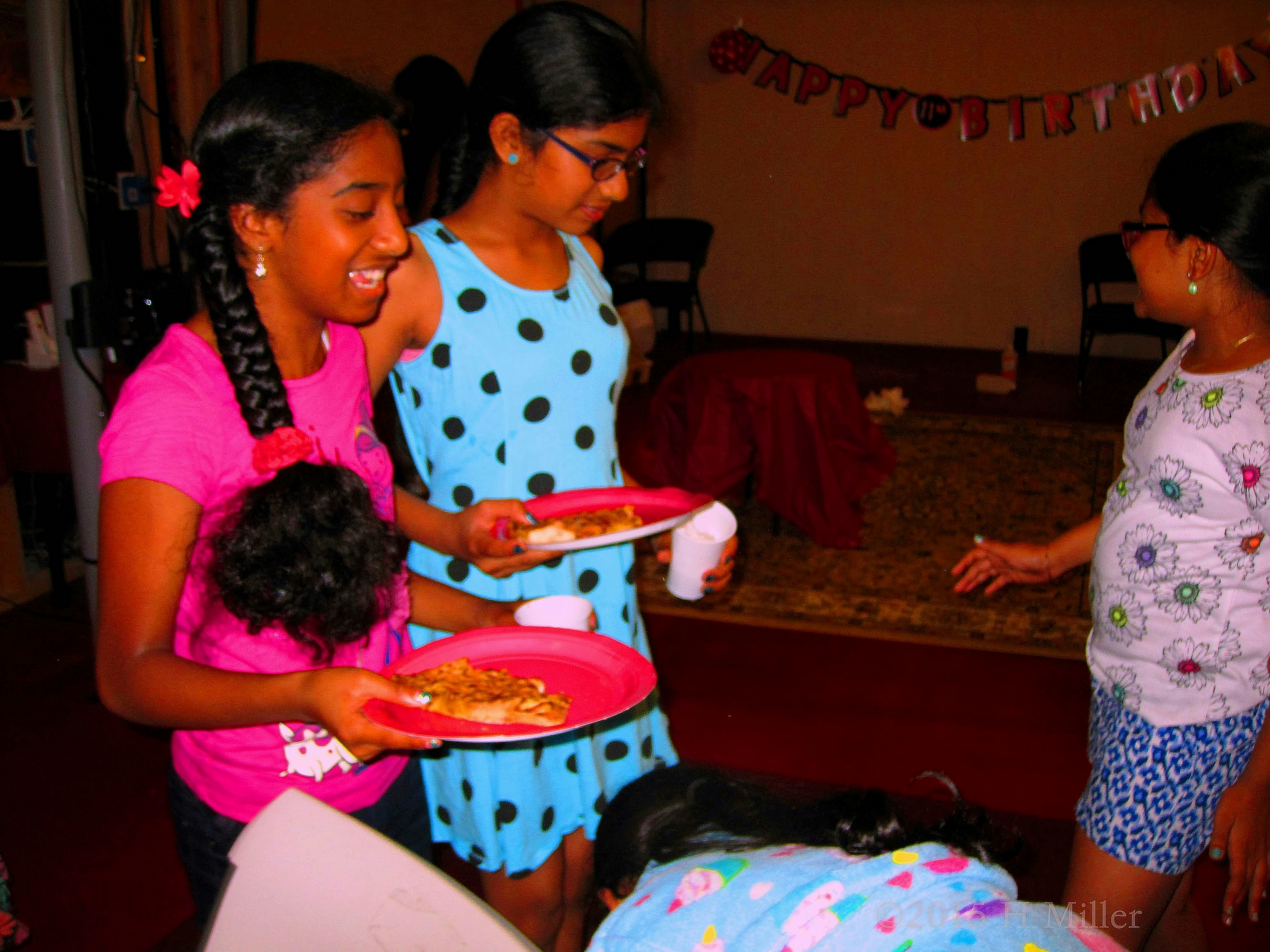 Dancing At The Party While Eating Pizza Dancing At The Party While Eating Pizza