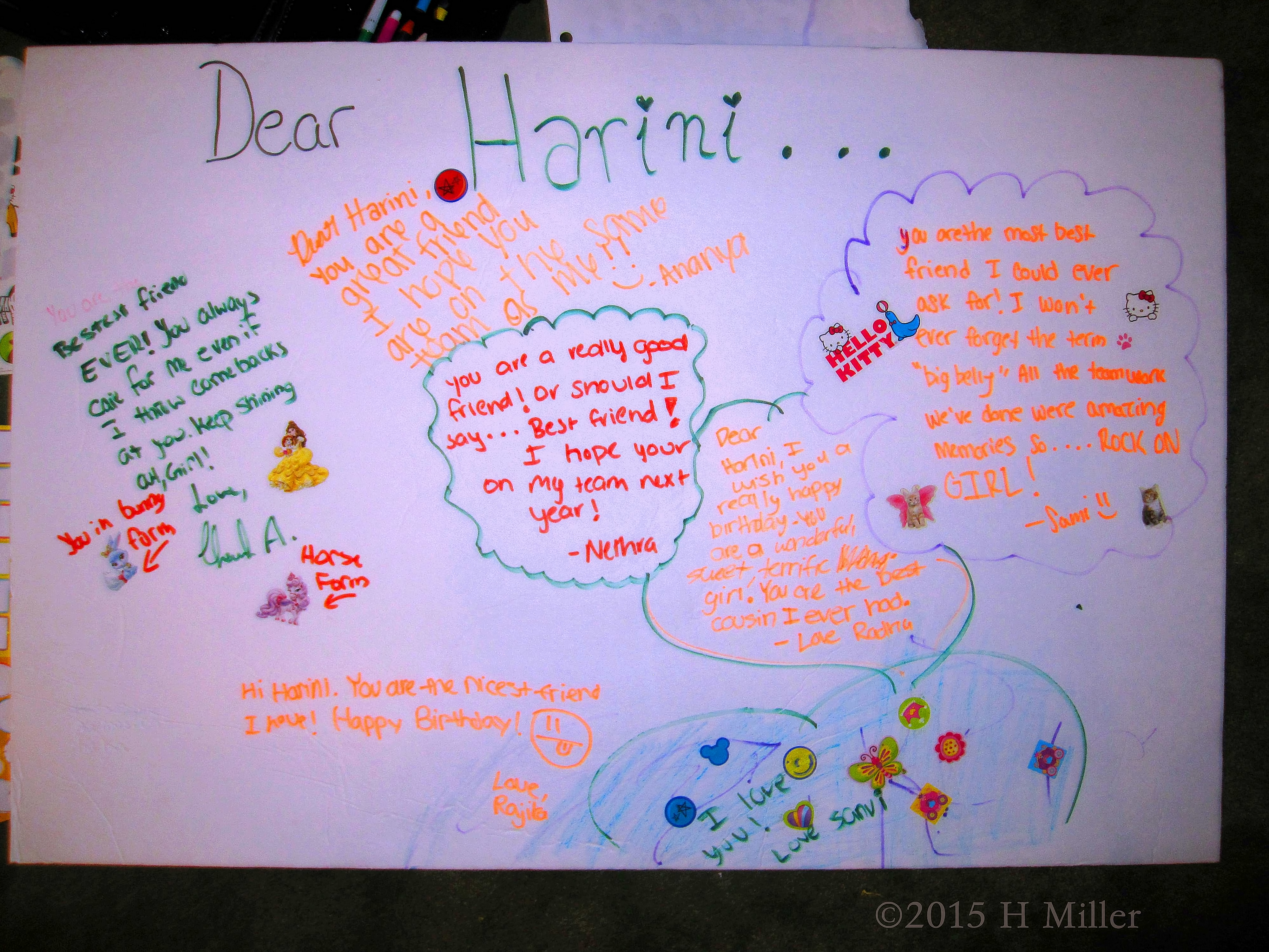 Harini's Spa Birthday Card Harini's Spa Birthday Card