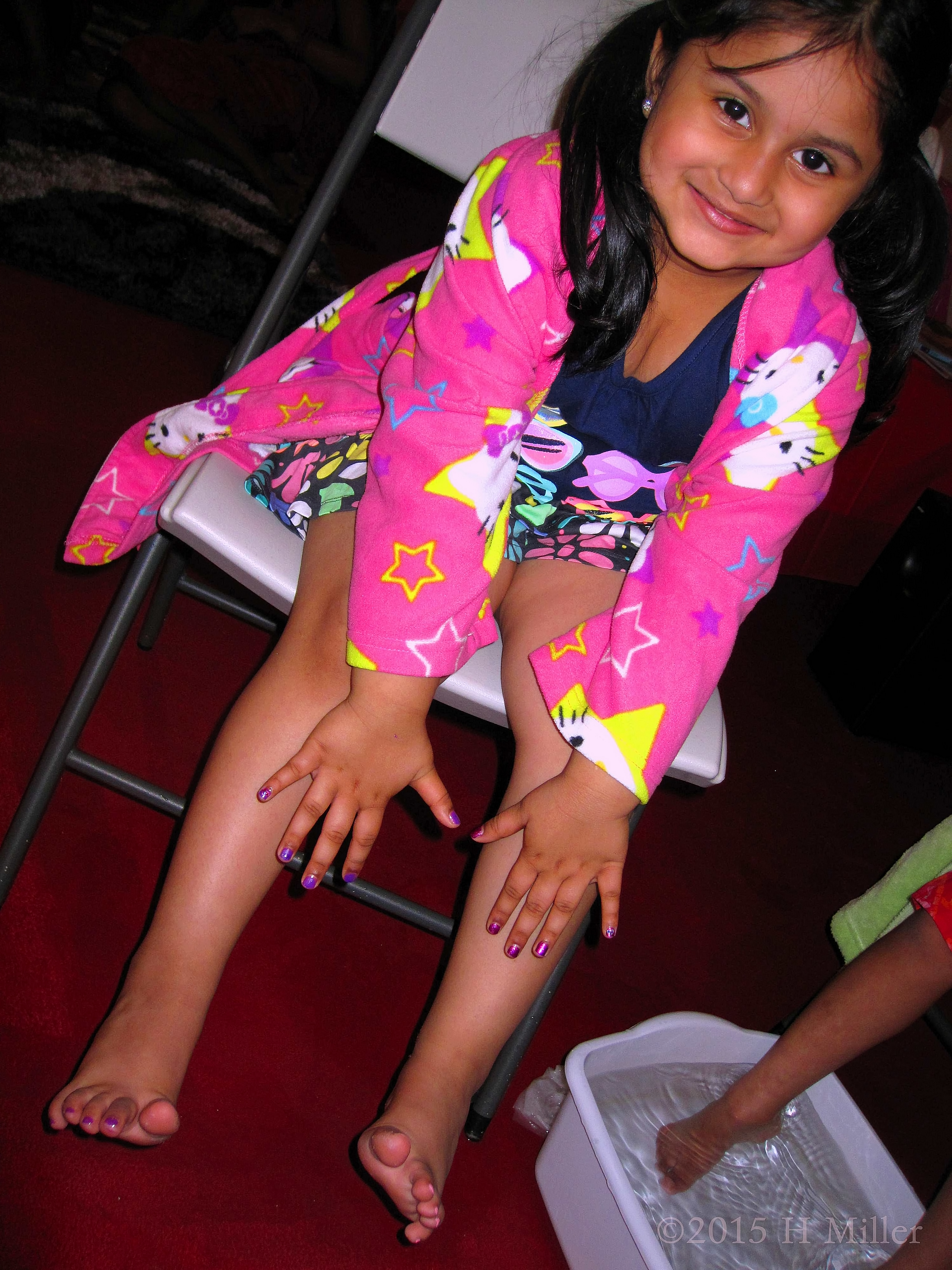 She Waited So Patiently For Her Mani And Pedi, And It Was So Worth It! She Waited So Patiently For Her Mani And Pedi, And It Was So Worth It!