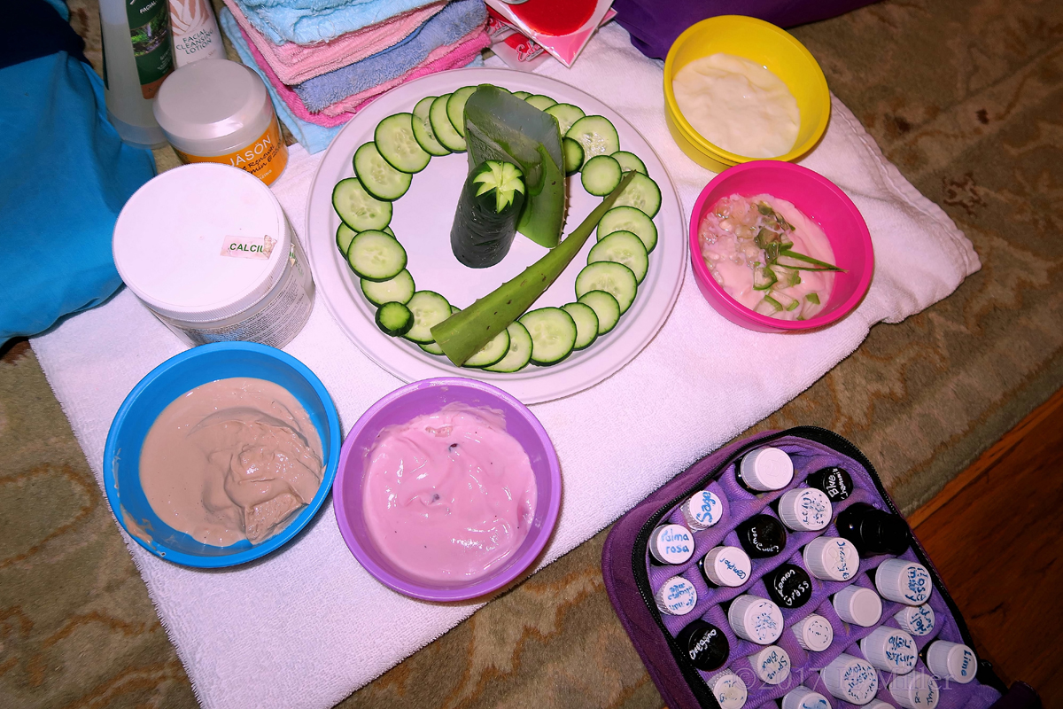 Cukes, And Aloe, Facial Masques Are Ready For The Girls