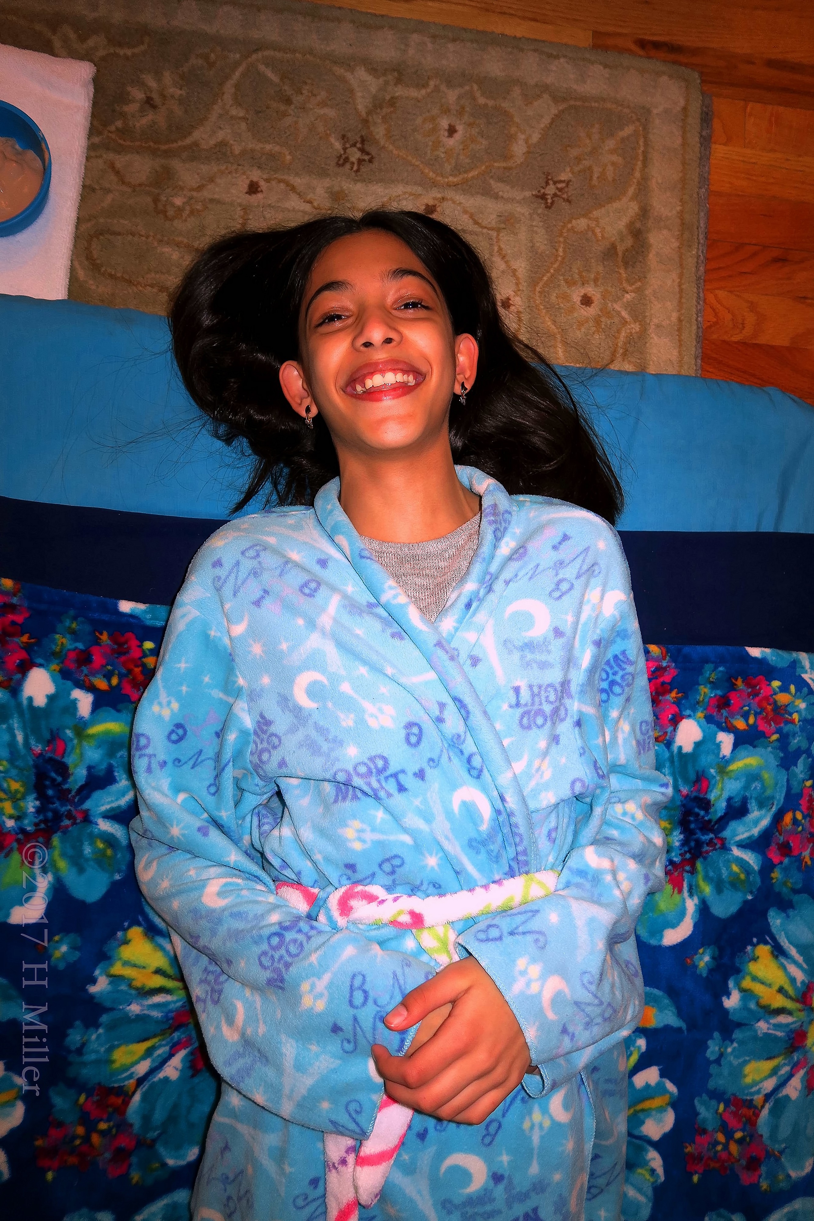 Happy Birthday Girl In Her Spa Robe Happy Birthday Girl In Her Spa Robe