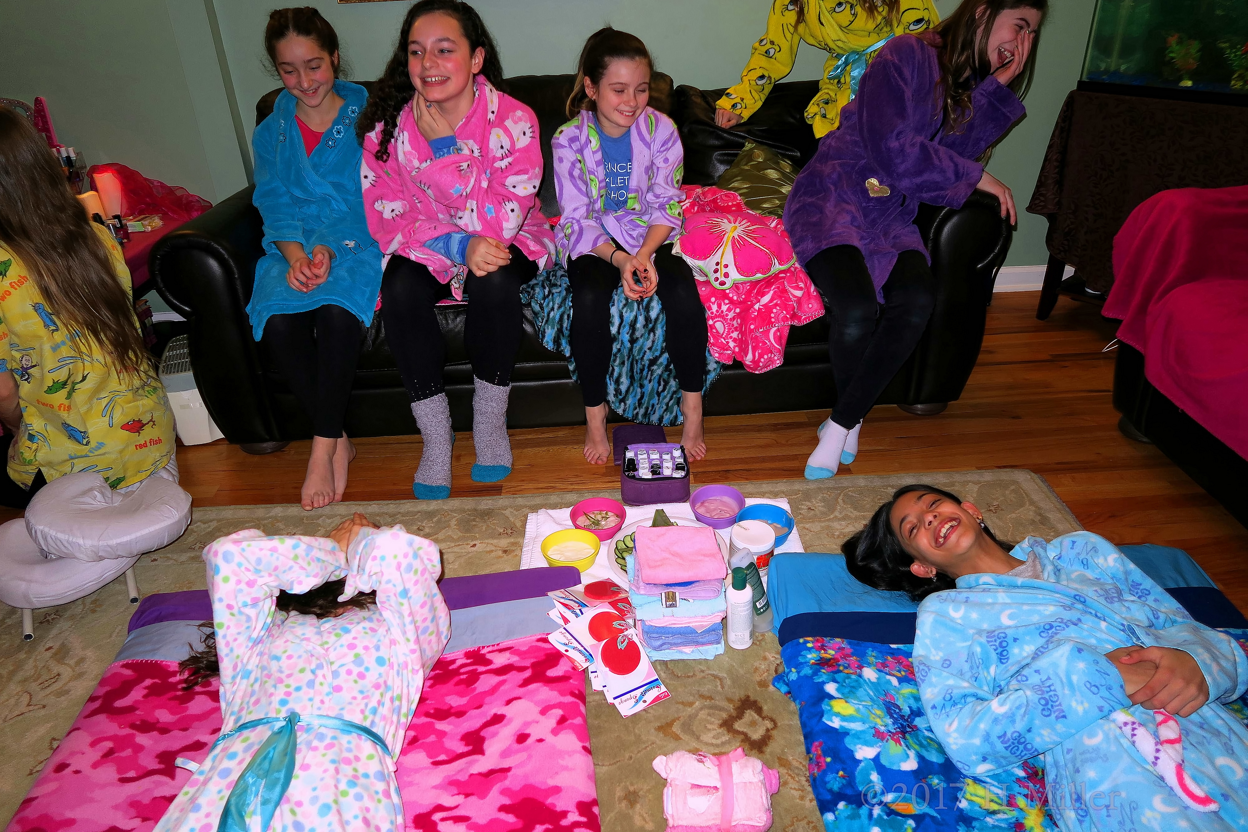 Isabella Is Laughing With Her Friends In The Spa Area Isabella Is Laughing With Her Friends In The Spa Area