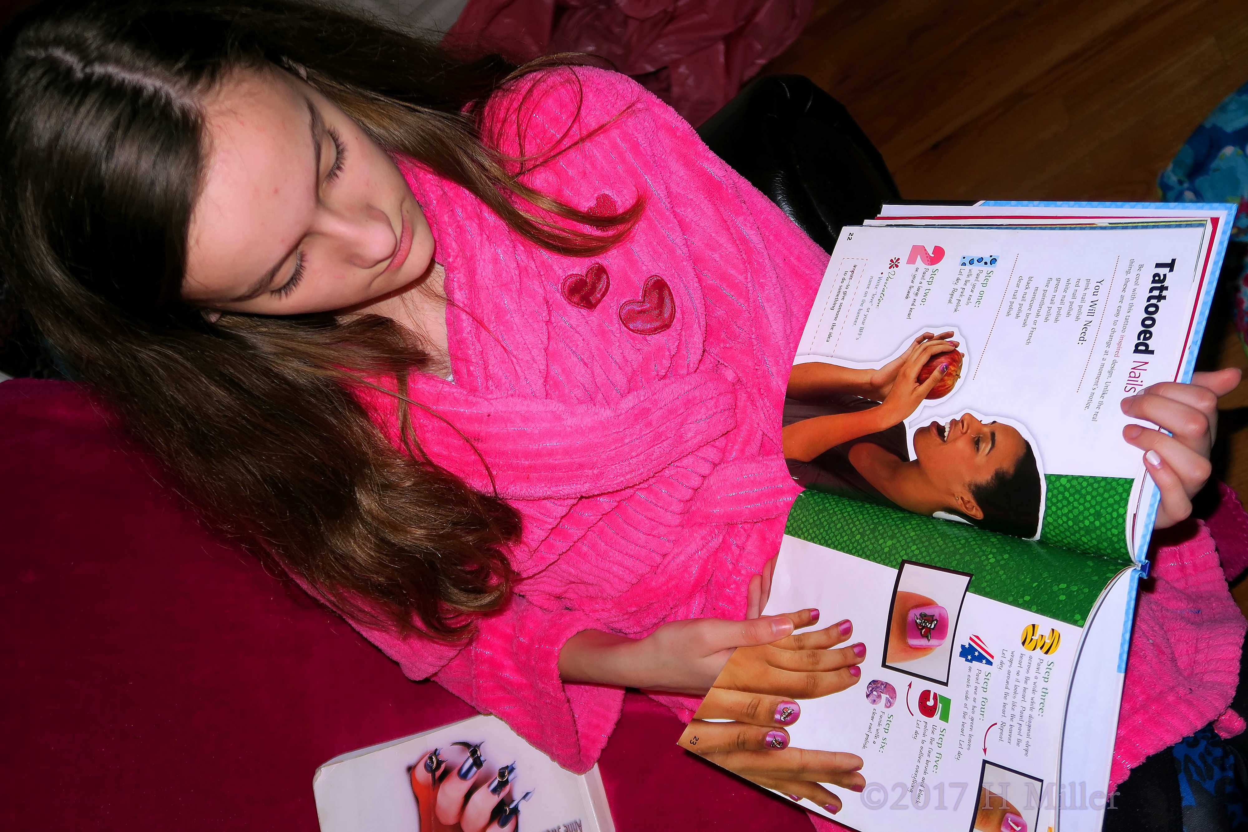 She Is Reading The Nail Art Book She Is Reading The Nail Art Book