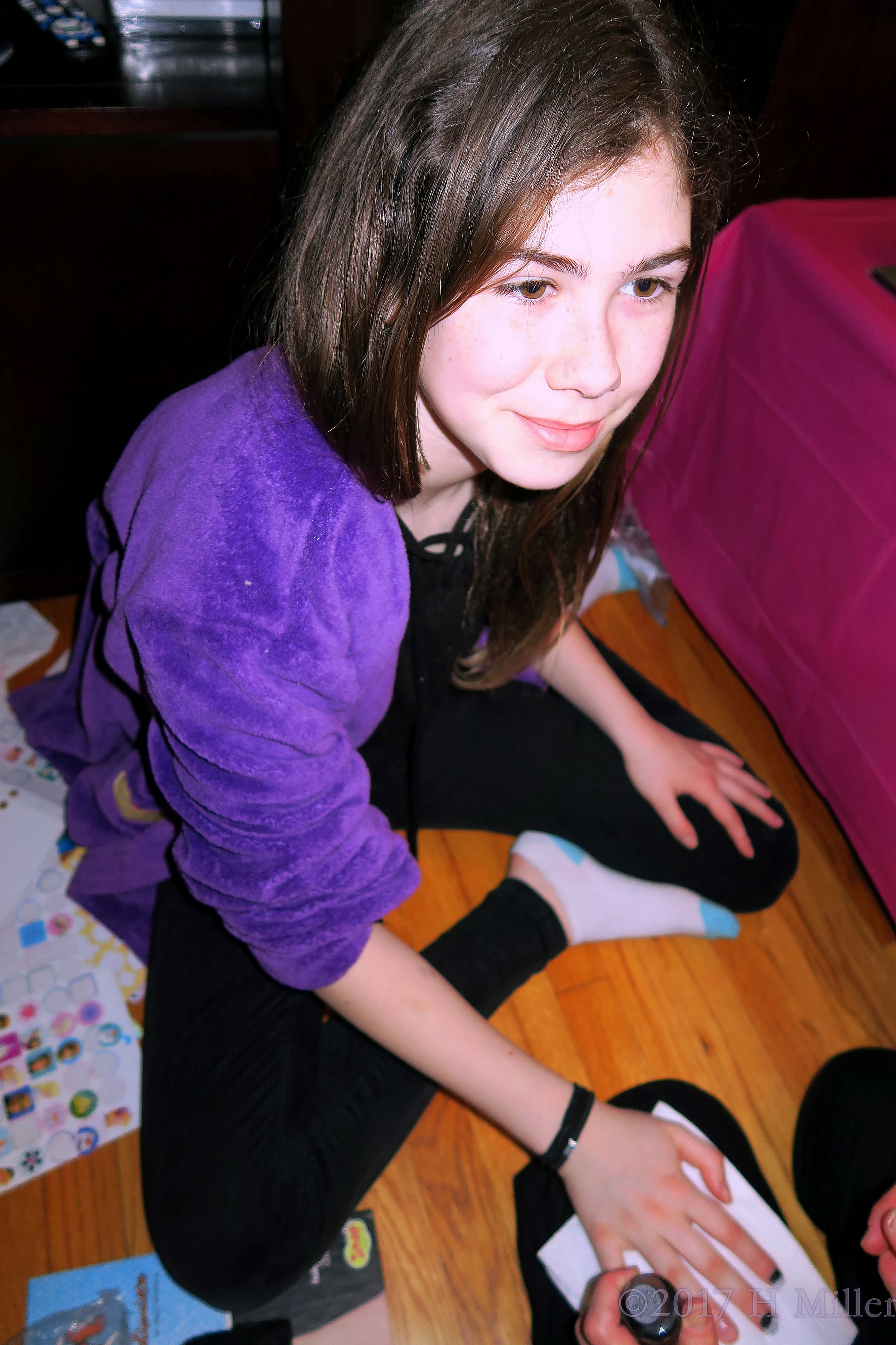 Excited To Get Her Girls Manicure Done Excited To Get Her Girls Manicure Done