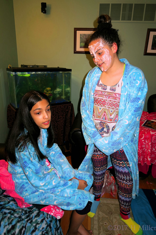 Birthday Girl Talking With Her Friends Birthday Girl Talking With Her Friends