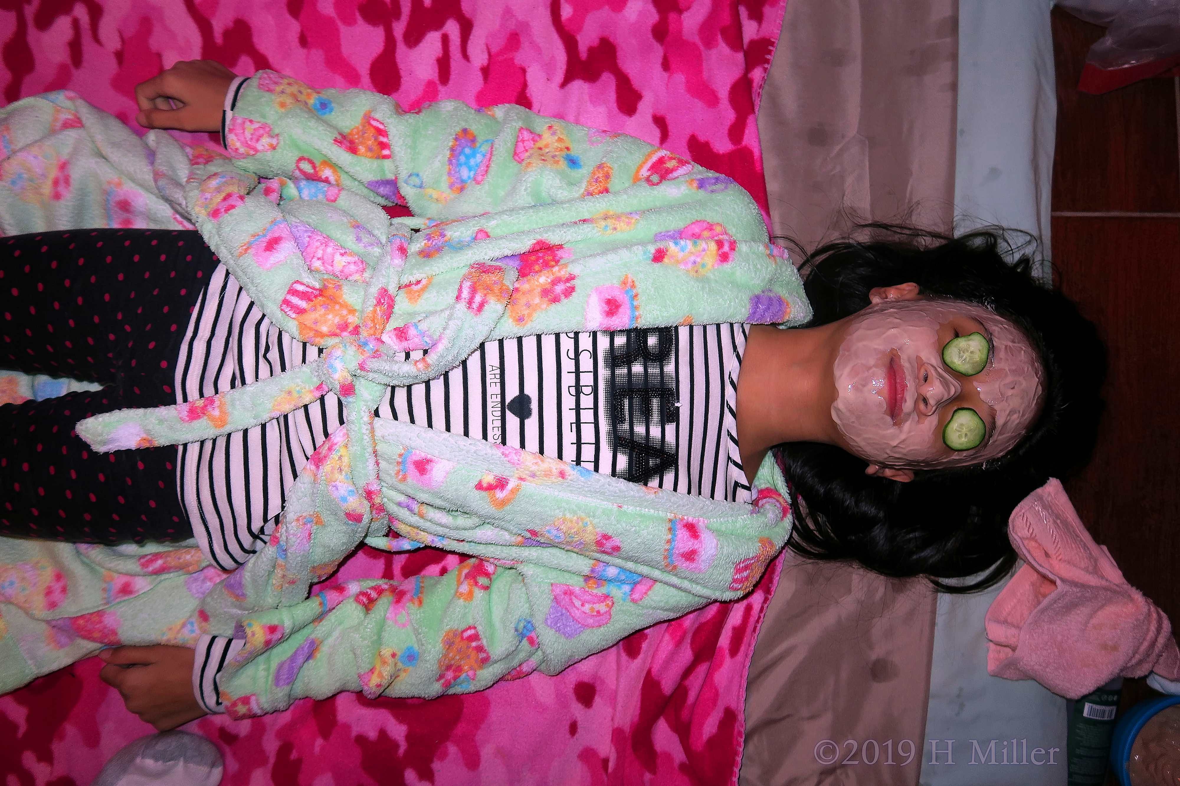 Birthday Girl Is Having A Girls Facial! Birthday Girl Is Having A Girls Facial!