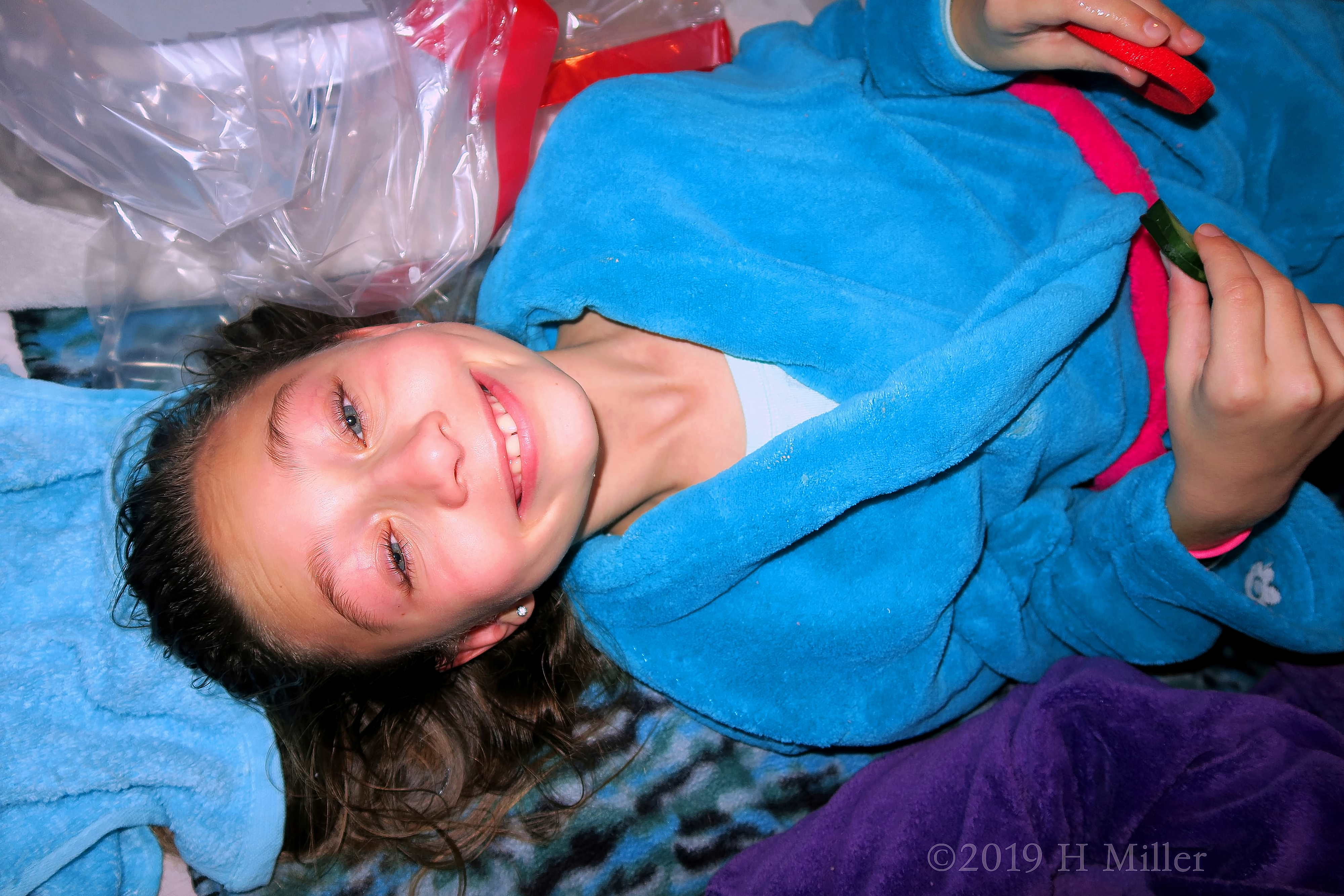 She Is All Ready For Her Kids Facial She Is All Ready For Her Kids Facial