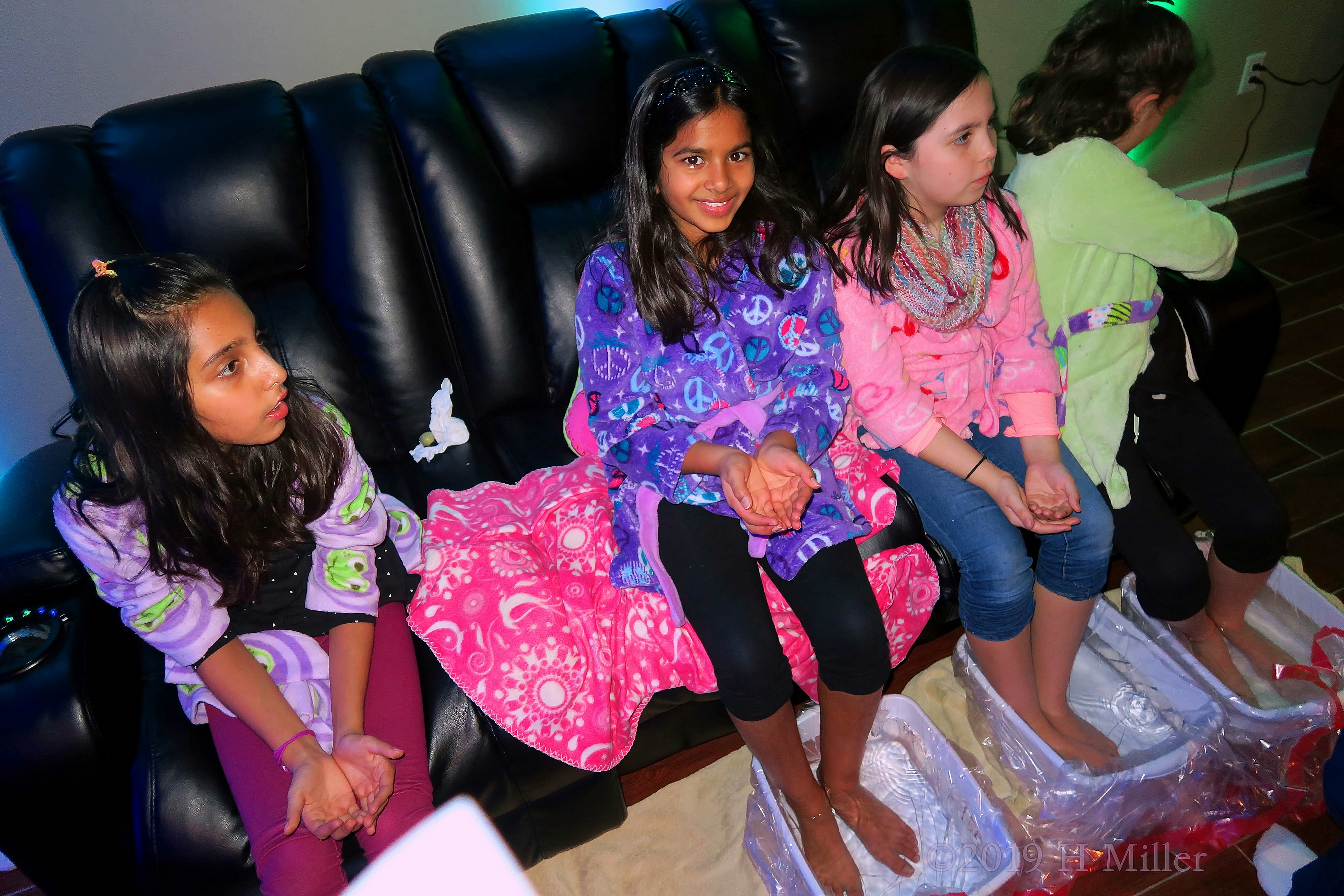 Smiling Guests About To Start Their Kids Mini Pedi Smiling Guests About To Start Their Kids Mini Pedi