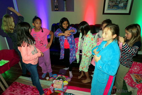 Girls Are Very Happy With Their Spa Robes Girls Are Very Happy With Their Spa Robes