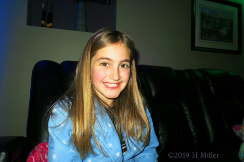 Smiling Guest At The Spa Birthday Party Smiling Guest At The Spa Birthday Party