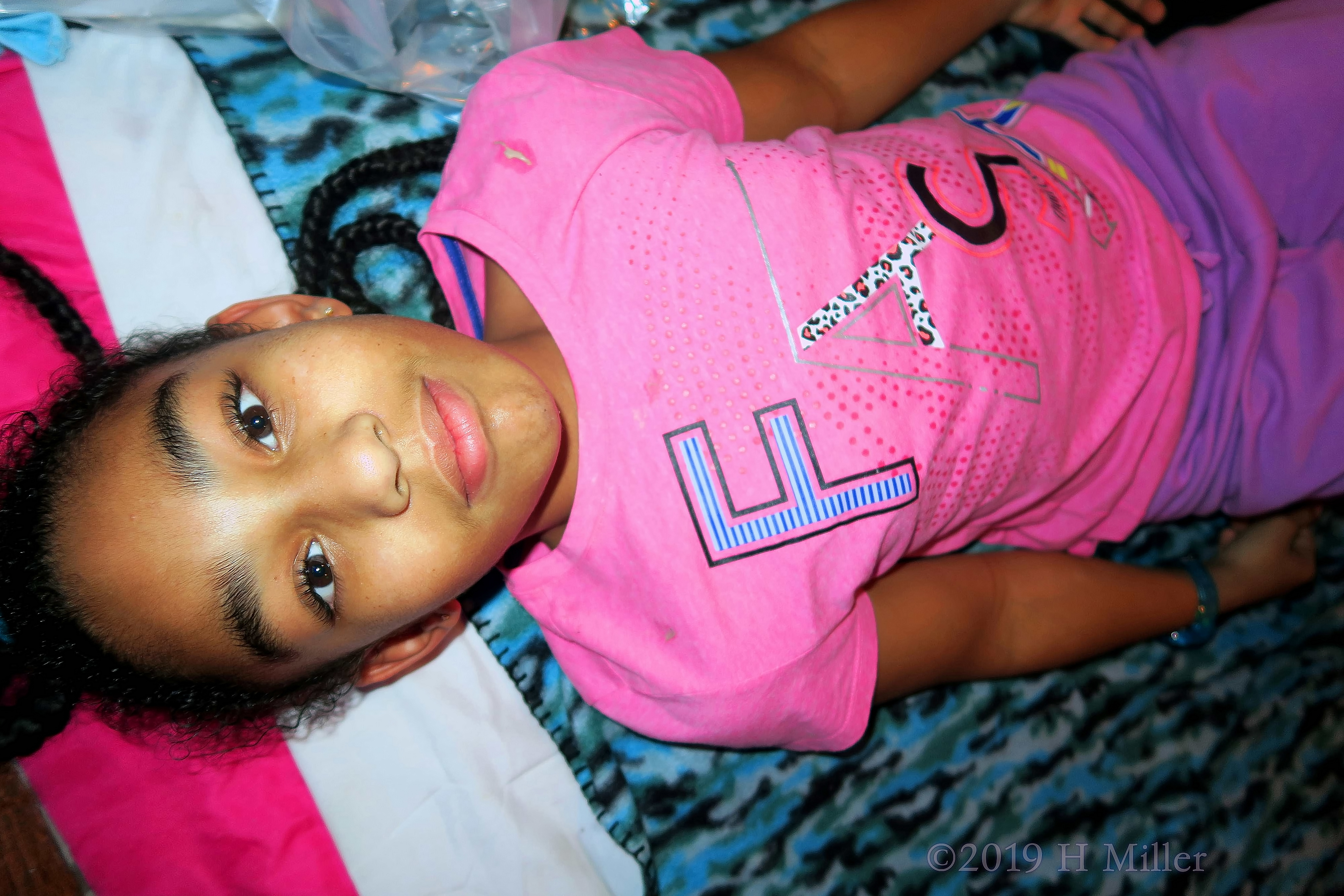 She Is About To Start Her Facial. She Is About To Start Her Facial.