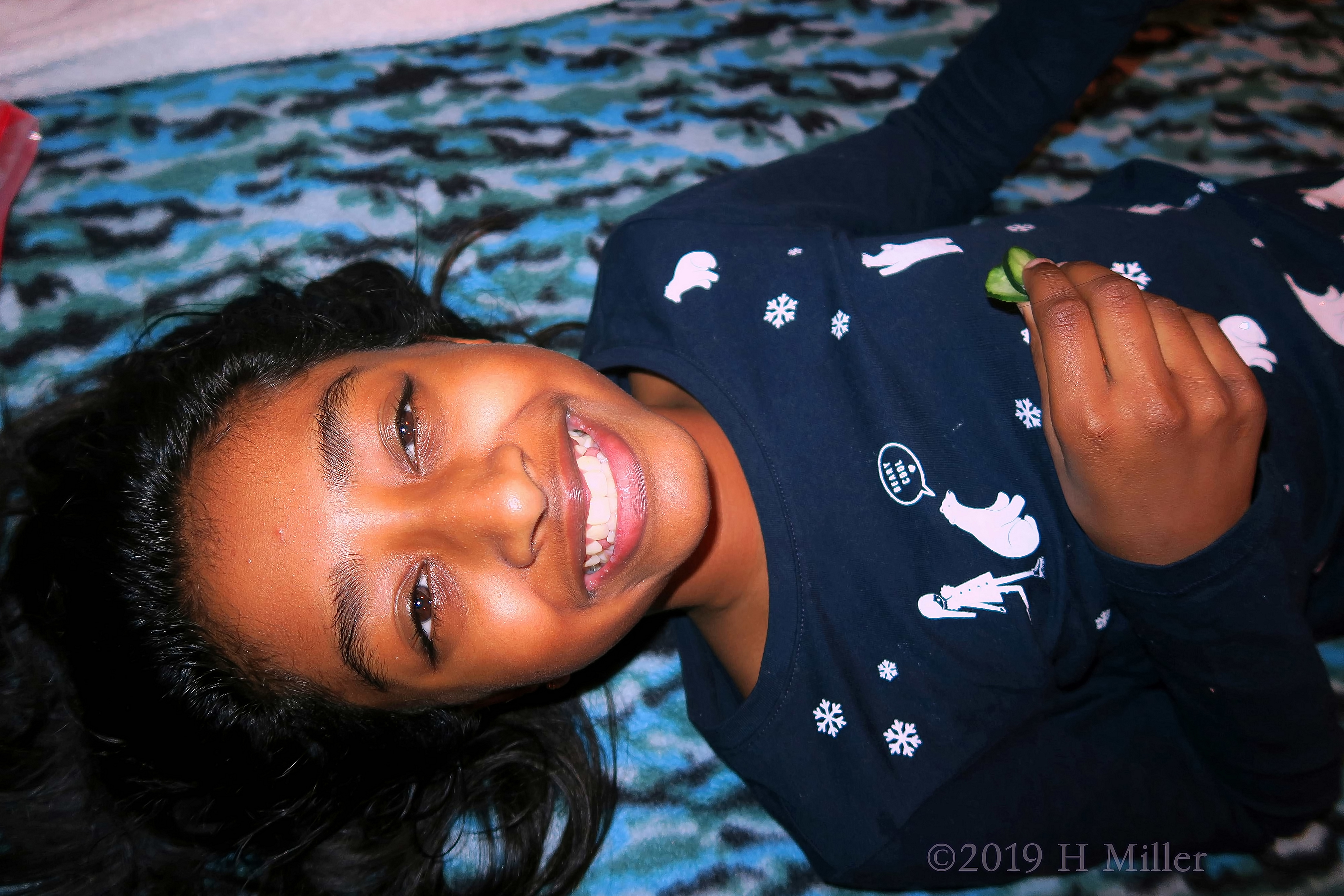 She Just Could Not Stop Smiling During Facials For Girls! She Just Could Not Stop Smiling During Facials For Girls!