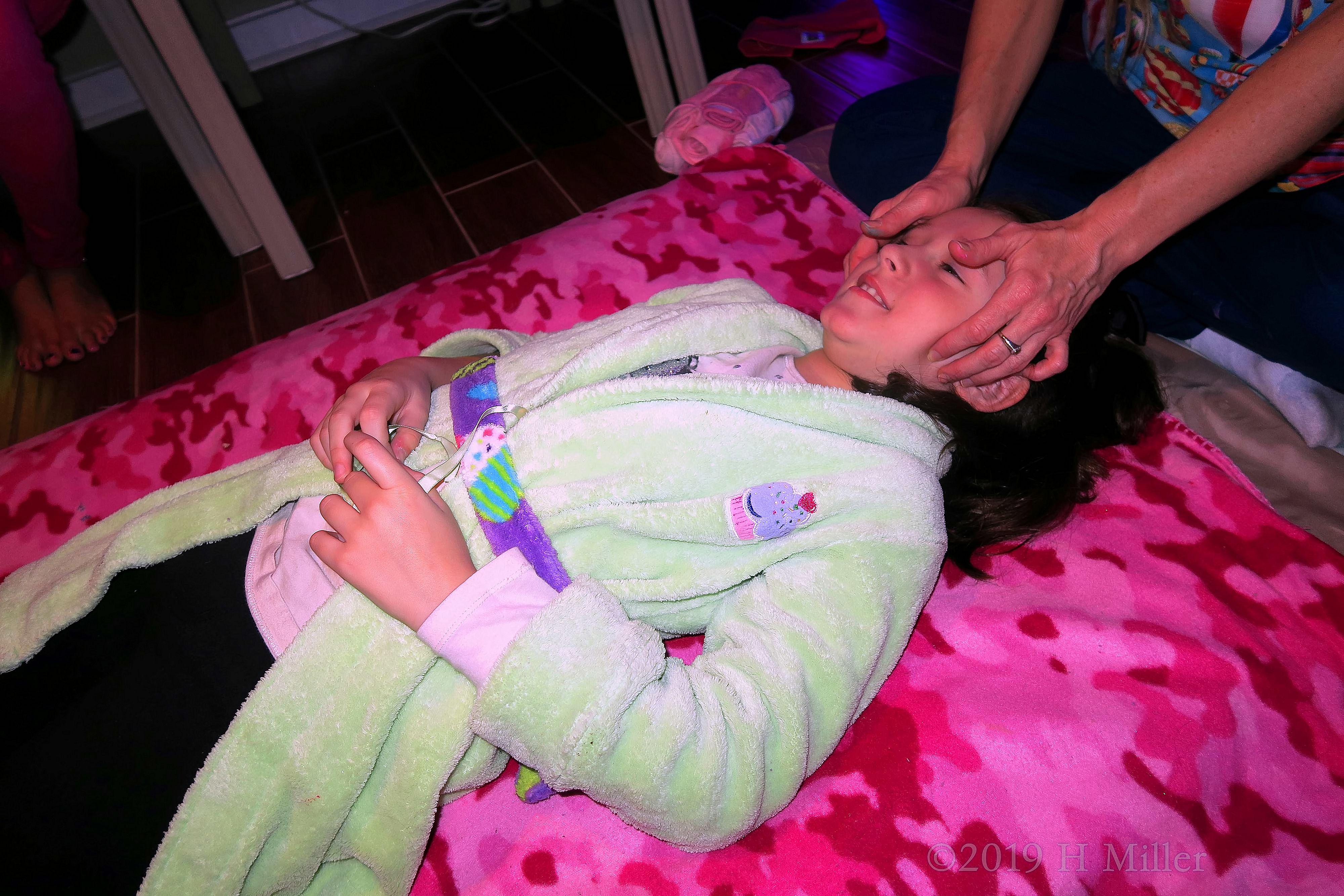 The Head Massage During Kids Facials Is Really Relaxing The Head Massage During Kids Facials Is Really Relaxing