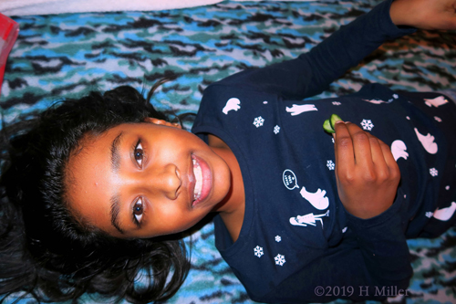 Just Finished Her Facial For Kids Just Finished Her Facial For Kids