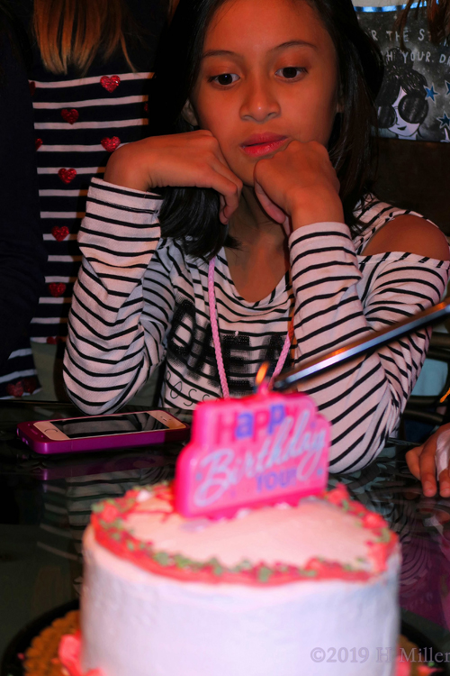 Lighting The Birthday Candle Lighting The Birthday Candle