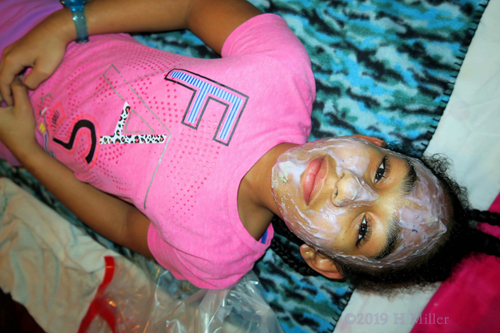 She Is Enjoying Her Facial For Kids She Is Enjoying Her Facial For Kids