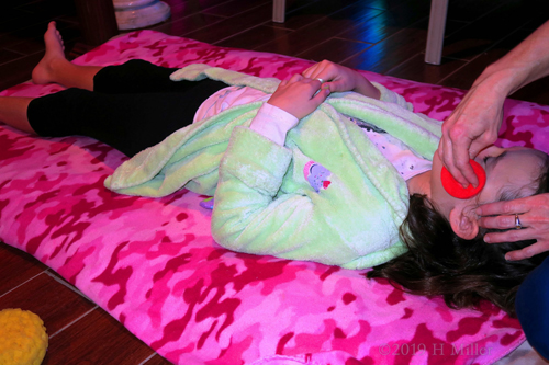 She Is Getting A Cleanse During Her Girls Facial She Is Getting A Cleanse During Her Girls Facial