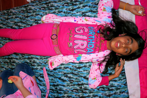 She Is Stretching After Relaxing With A Kids Facial! She Is Stretching After Relaxing With A Kids Facial!